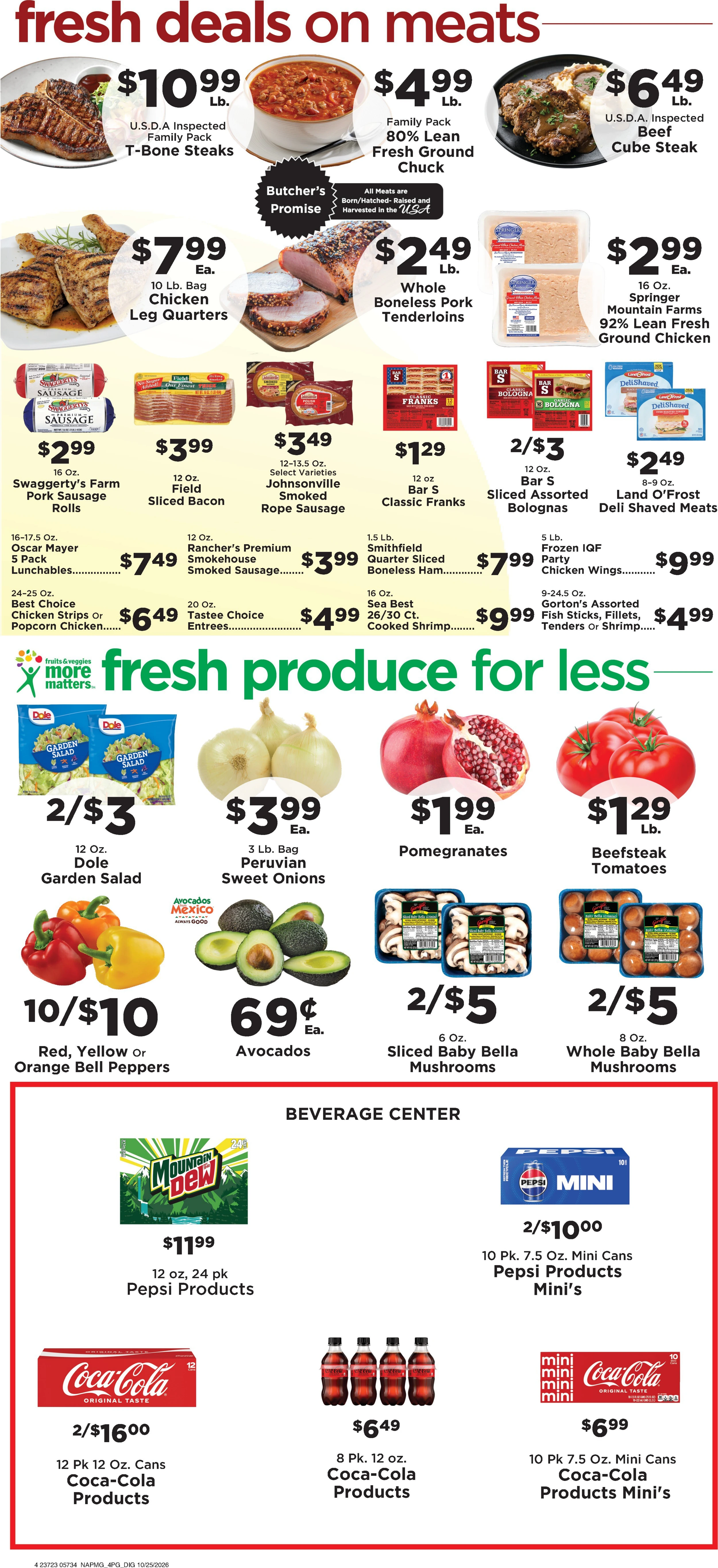 Phillips Family Grocery Hiseville Current Ad - Page 4