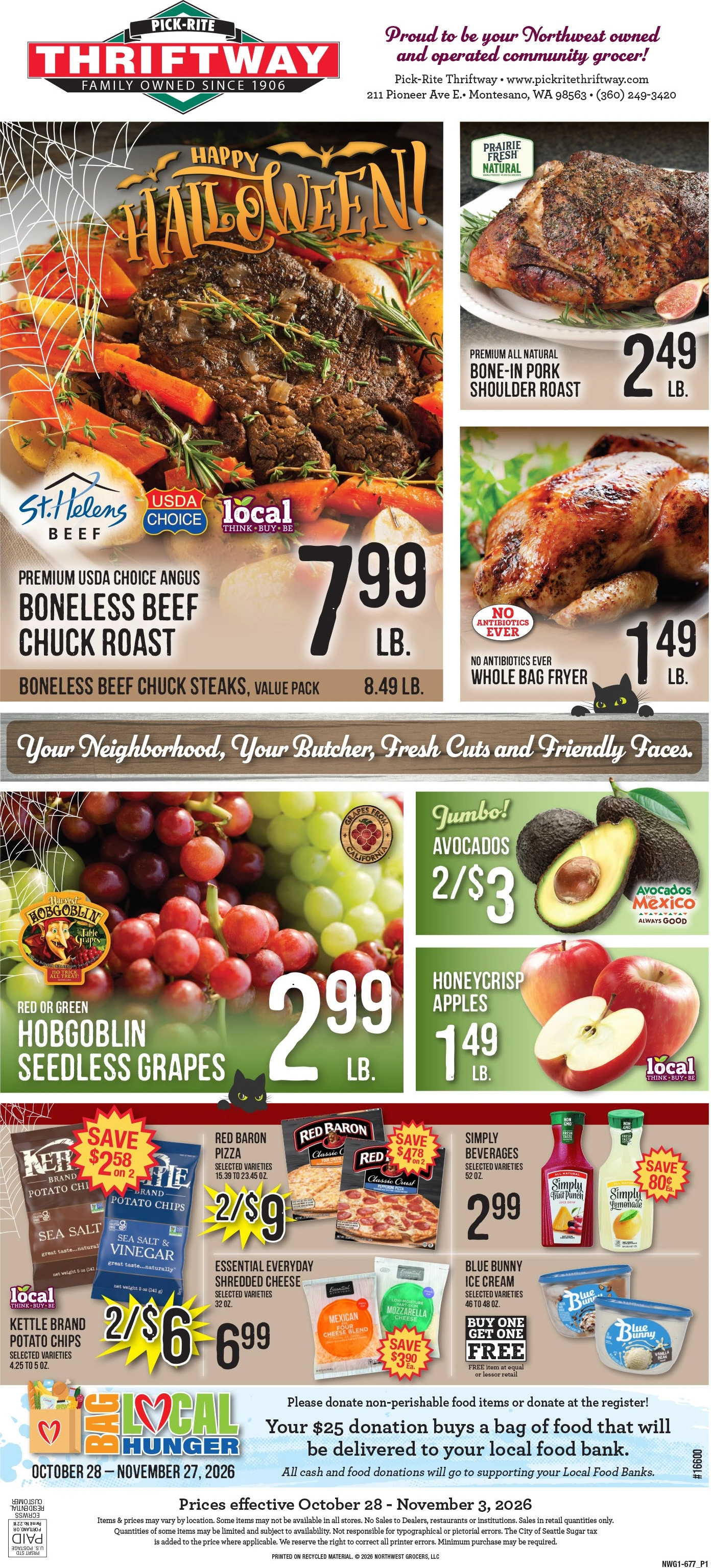 Pick Rite Thriftway Pick Rite Thriftway Weekly Ad - Page 1
