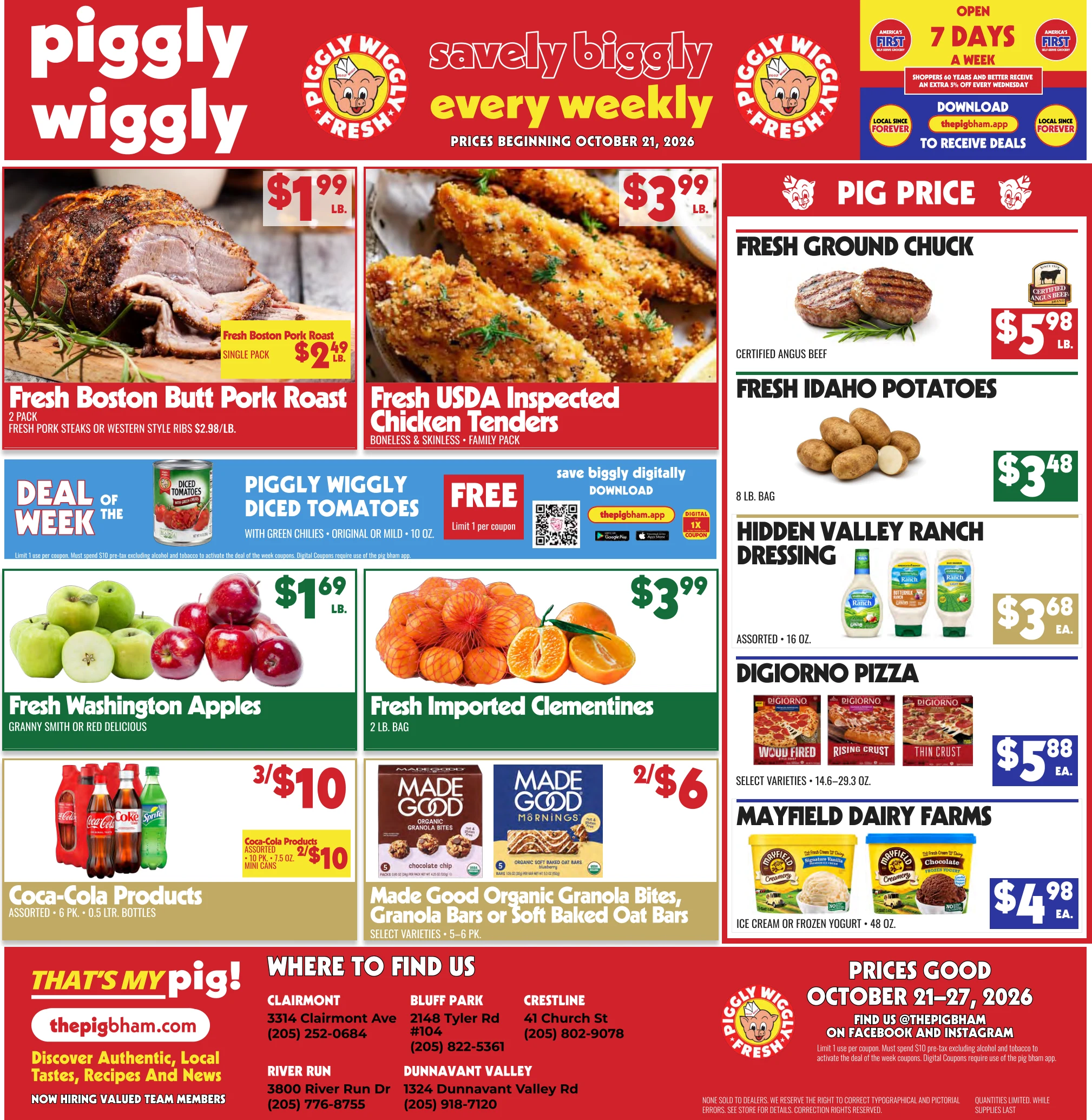 Piggly Wiggly ThePig Weekly Ad - Page 1