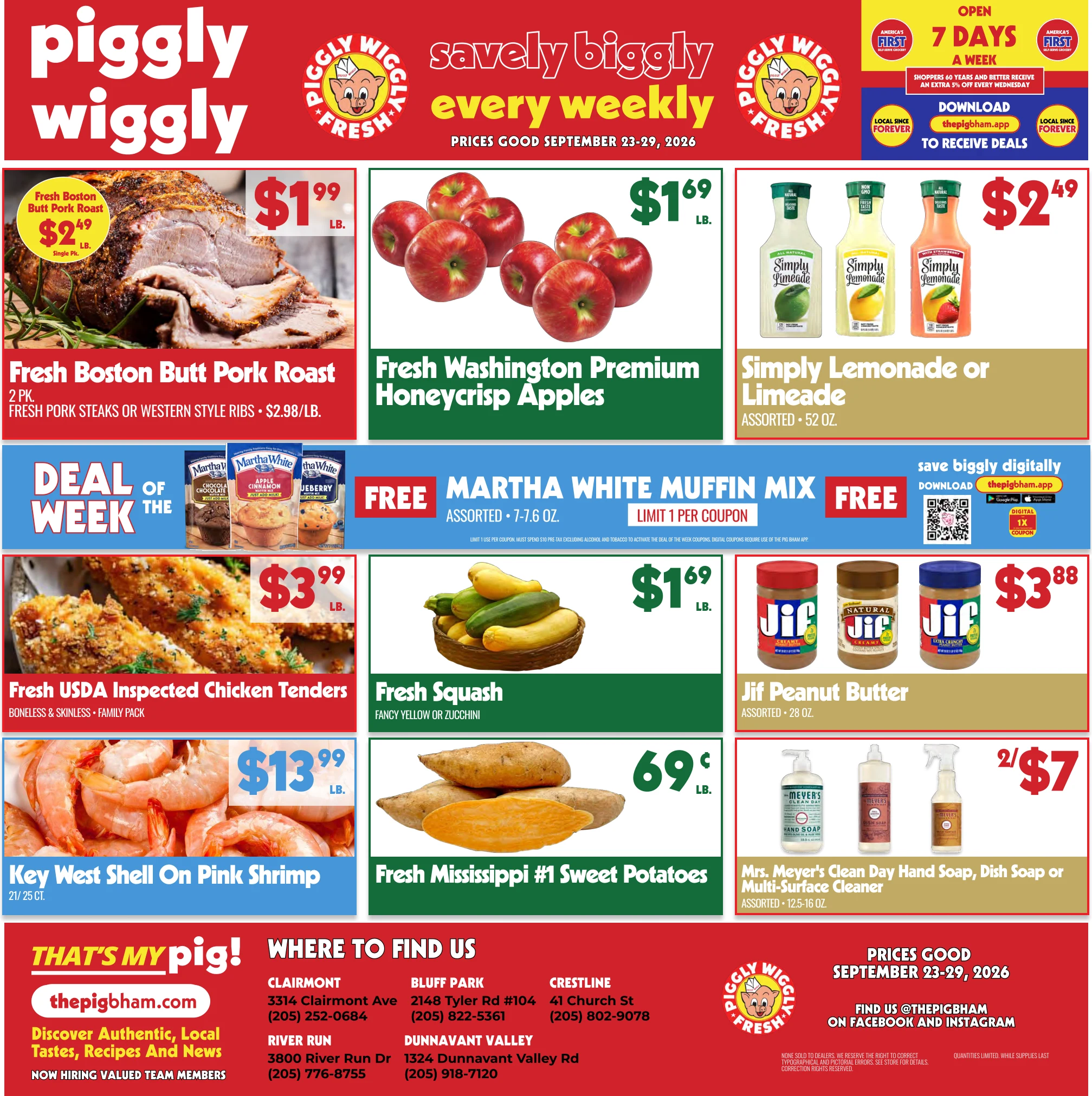 Piggly Wiggly ThePig Weekly Ad - Page 1