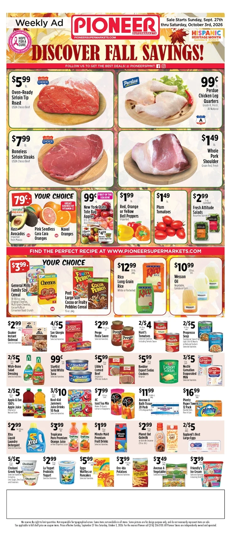 Pioneer Weekly Ad - Page 1