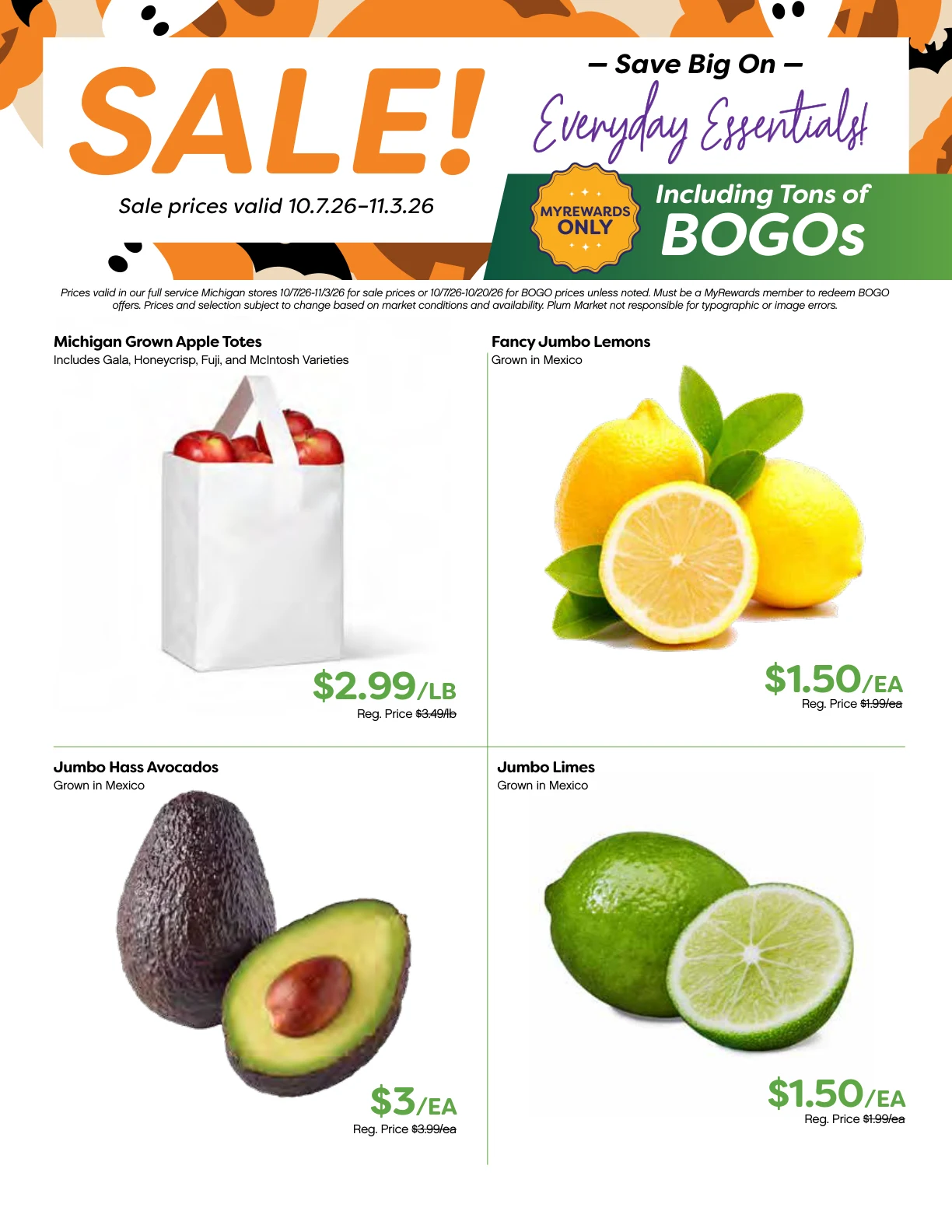 Plum Market - Michigan Monthly Sales Flyer - Page 1