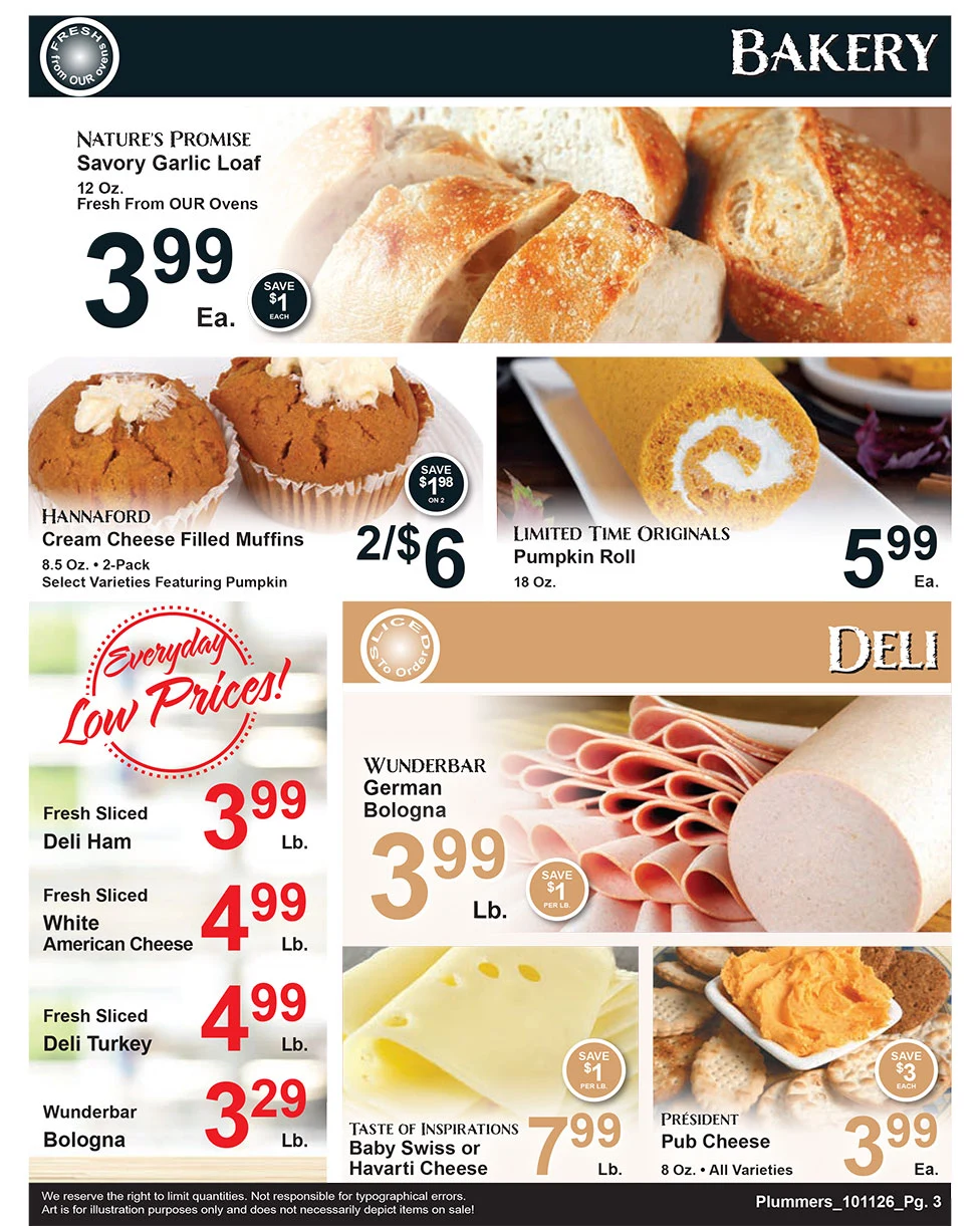 Plummer's Shop 'n Save Weekly Sales Flyer - Page 3