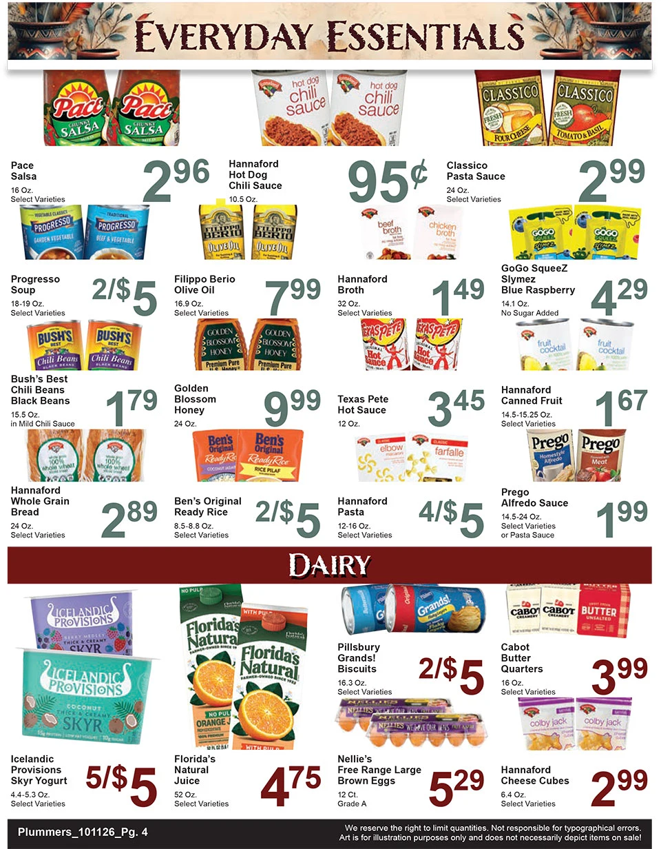 Plummer's Shop 'n Save Weekly Sales Flyer - Page 4