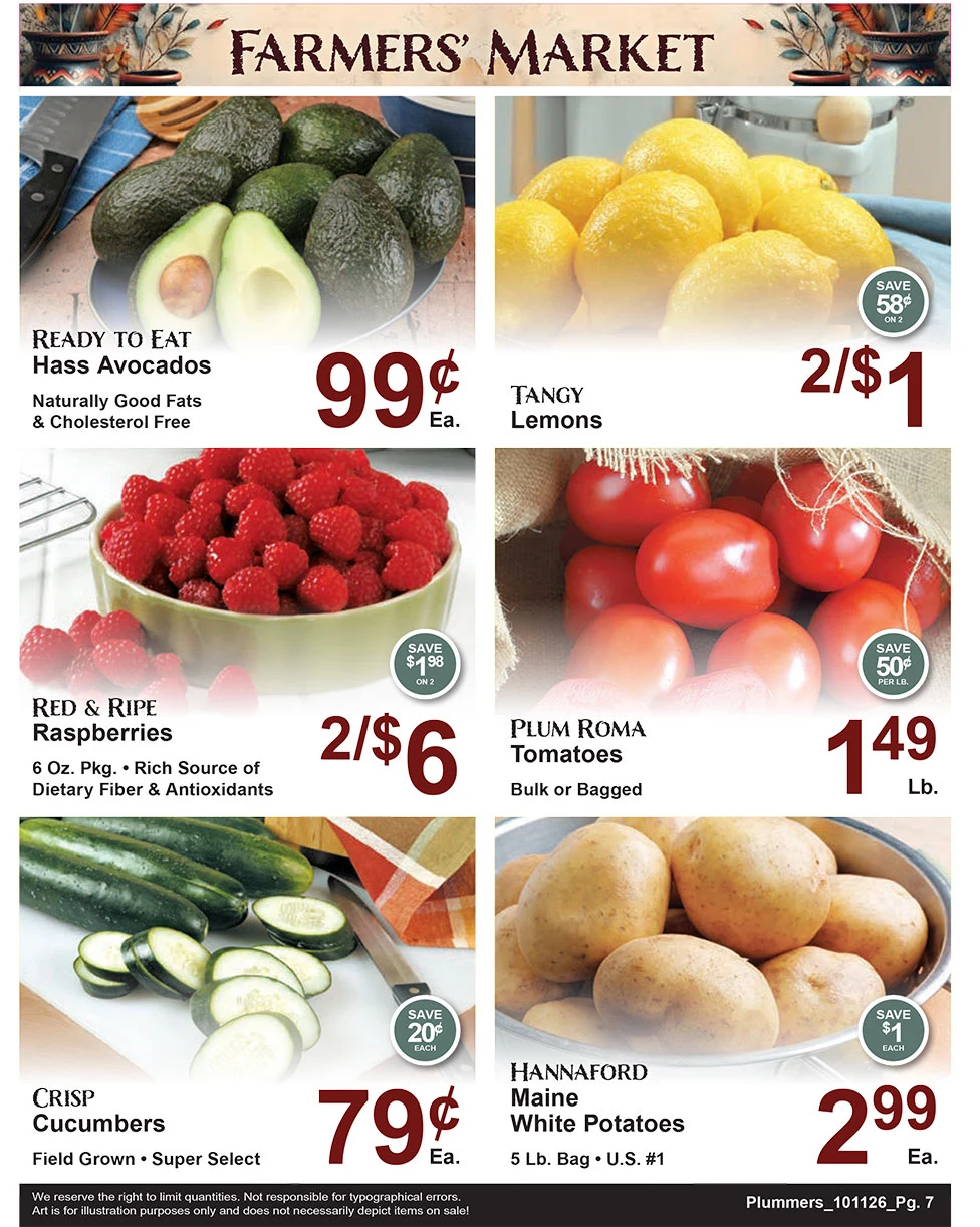 Plummer's Shop 'n Save Weekly Sales Flyer - Page 7
