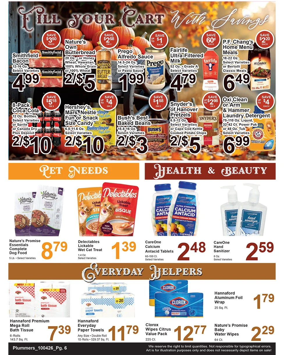 Plummer's Shop 'n Save Weekly Sales Flyer - Page 6