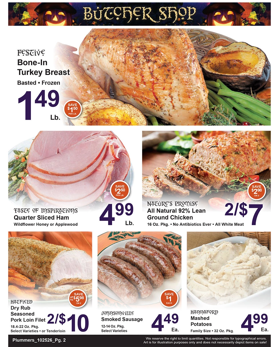 Plummer's Shop 'n Save Weekly Sales Flyer - Page 2