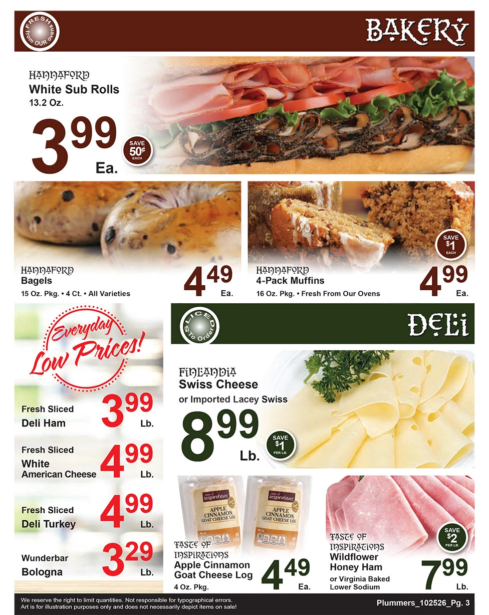 Plummer's Shop 'n Save Weekly Sales Flyer - Page 3