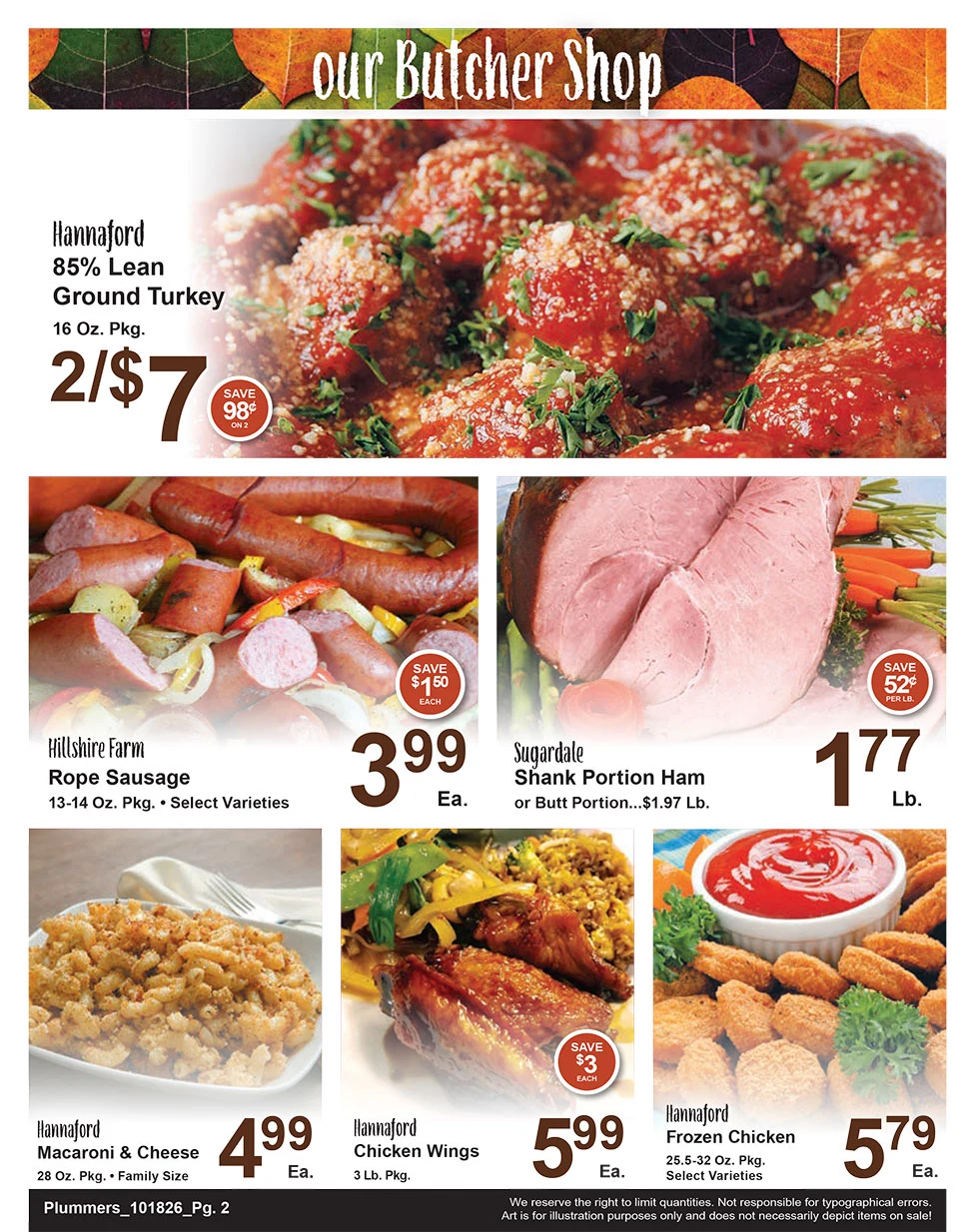 Plummer's Shop 'n Save Weekly Sales Flyer - Page 2