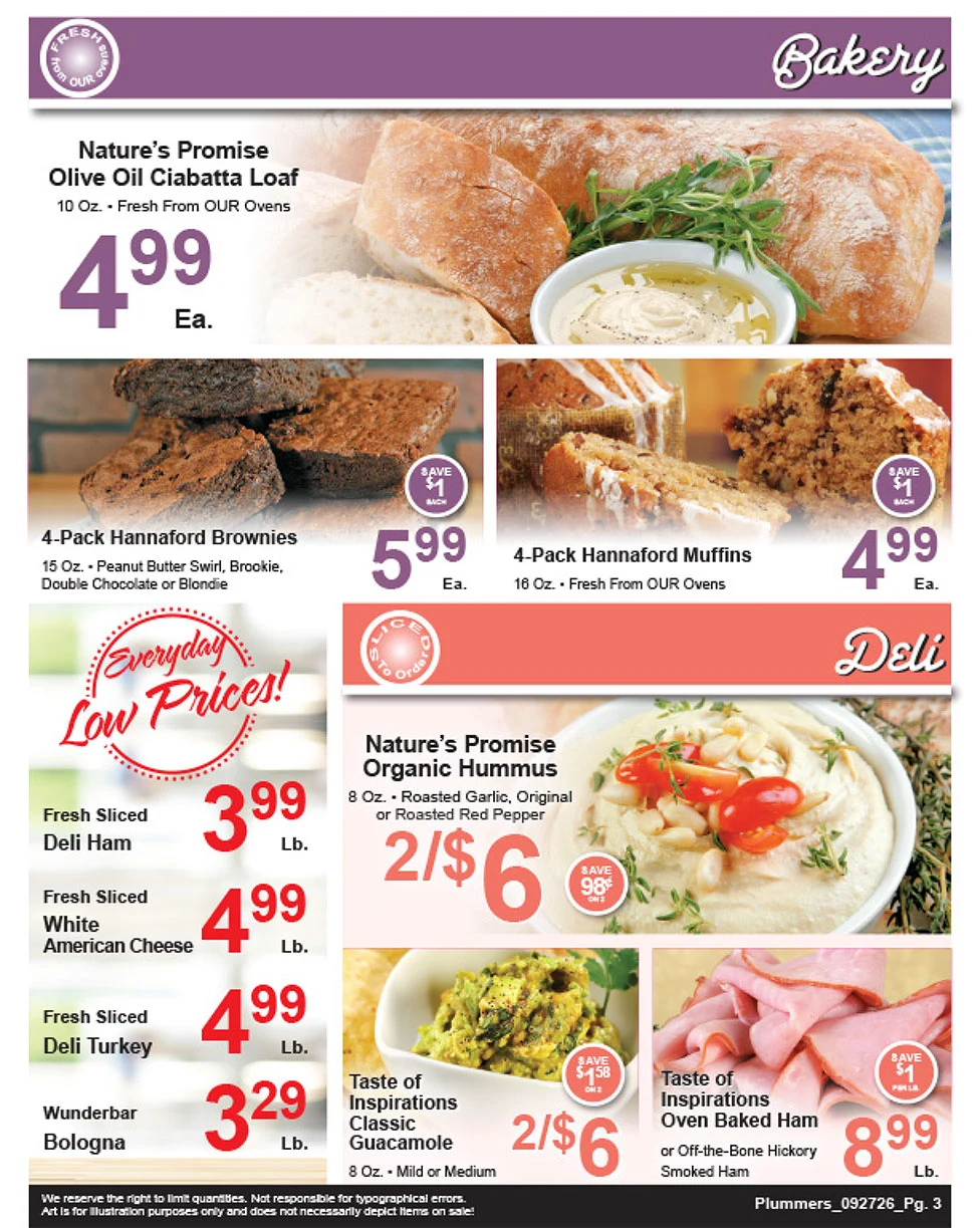 Plummer's Shop 'n Save Weekly Sales Flyer - Page 3
