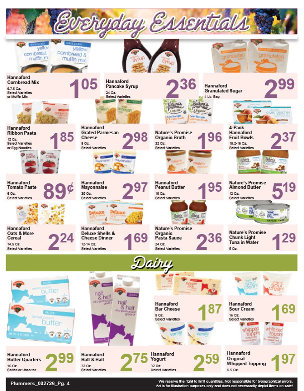 Plummer's Shop 'n Save Weekly Sales Flyer - Page 4