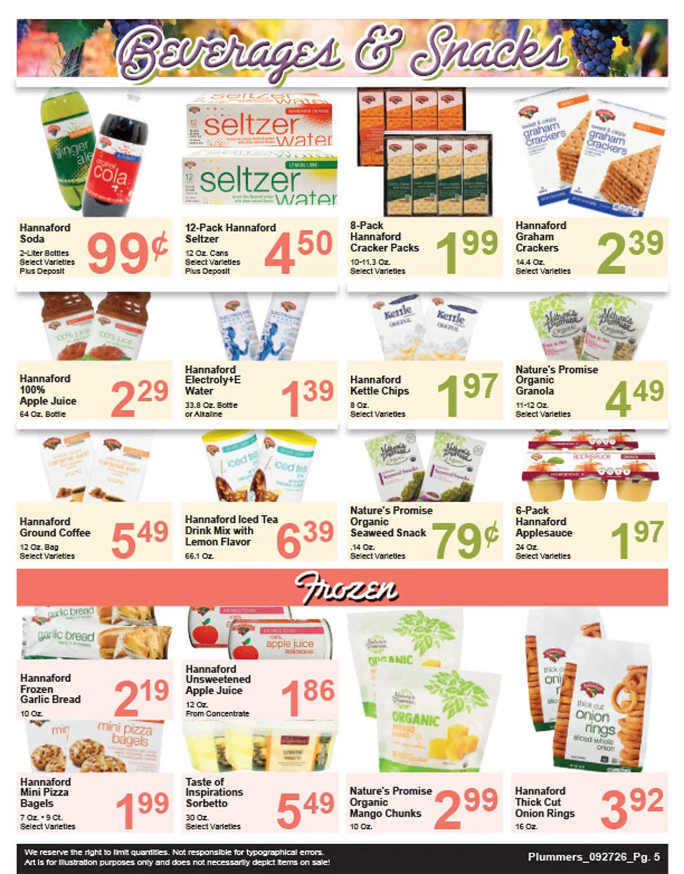 Plummer's Shop 'n Save Weekly Sales Flyer - Page 5