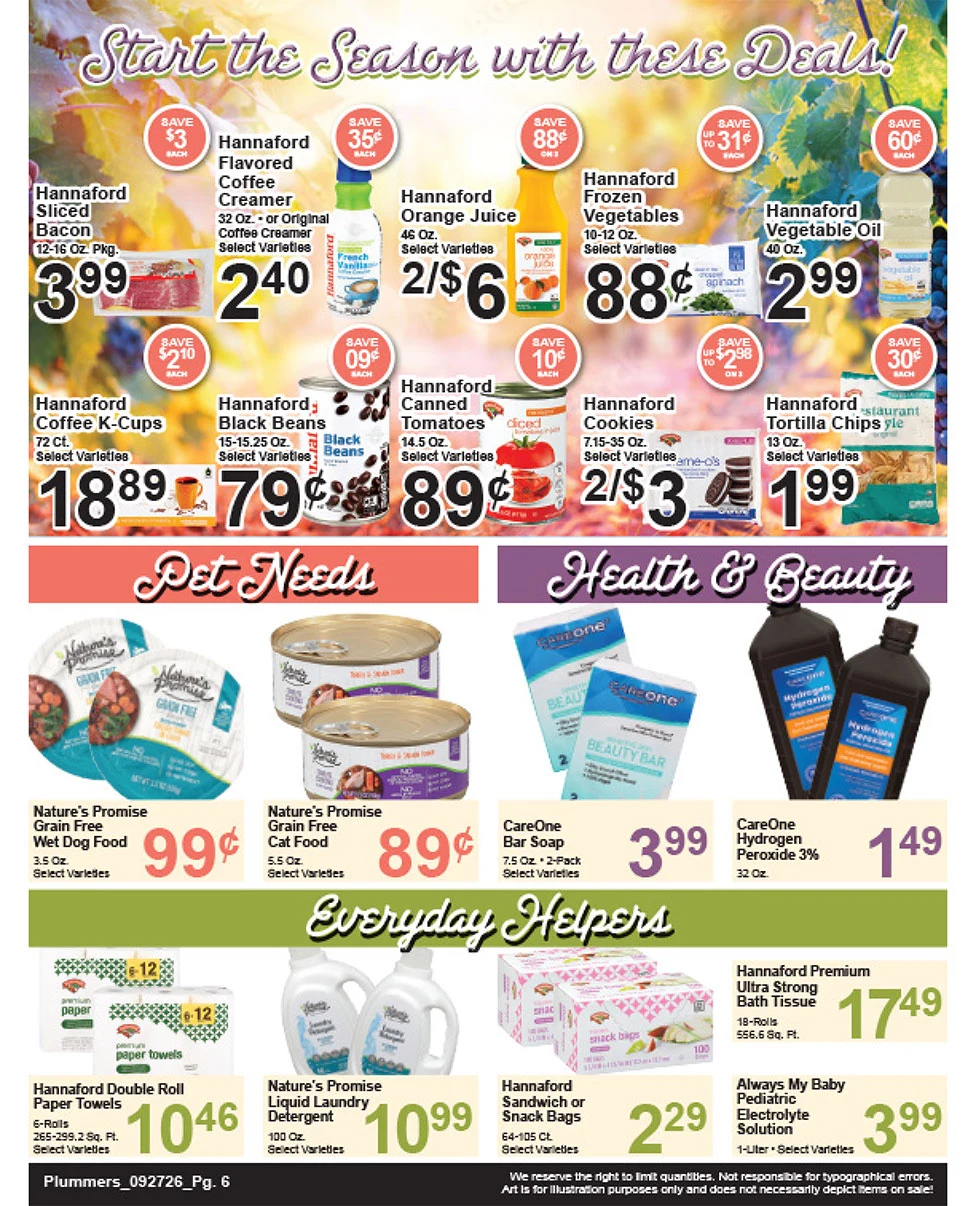 Plummer's Shop 'n Save Weekly Sales Flyer - Page 6