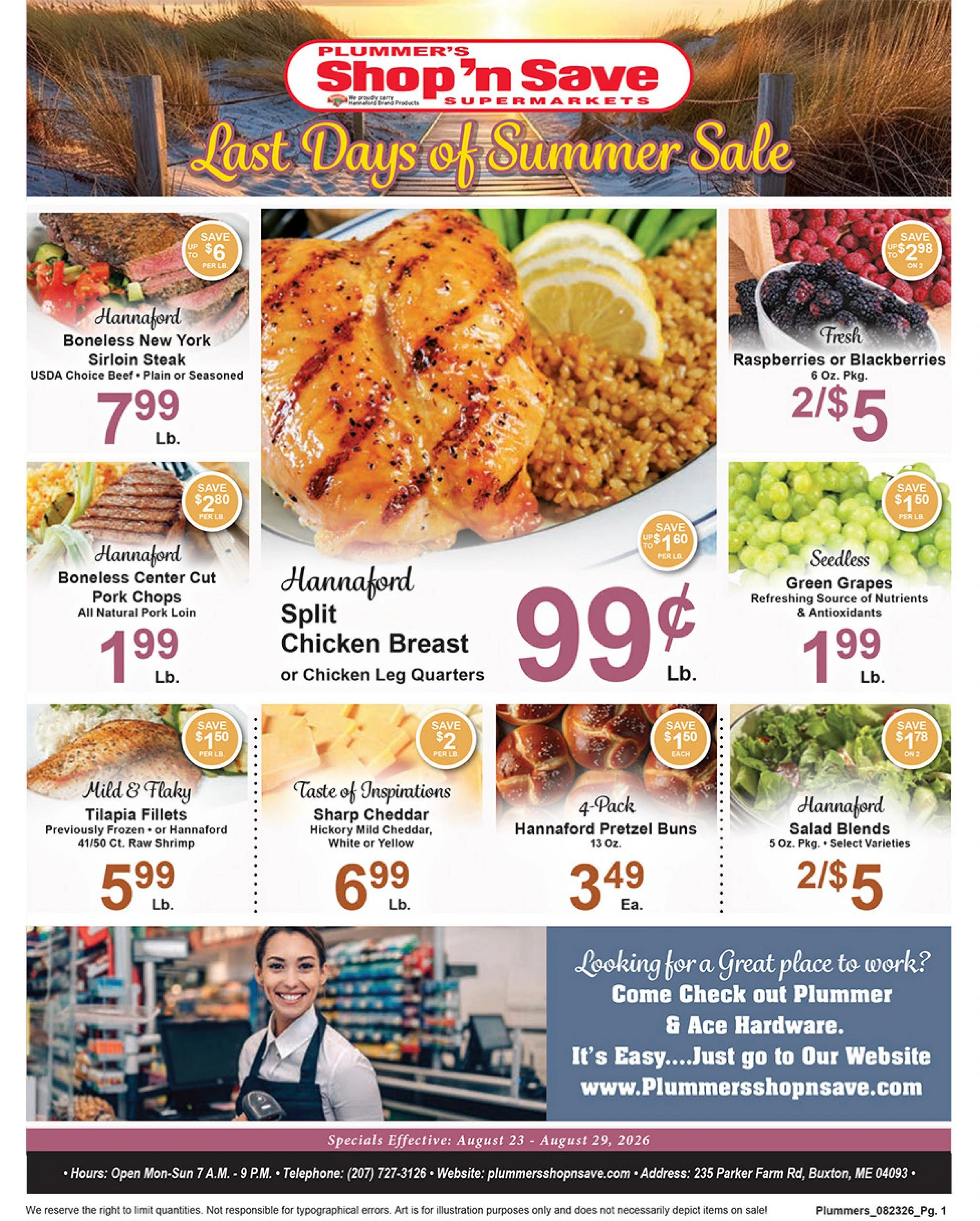 Plummer's Shop 'n Save Indexed Weekly - Page 1