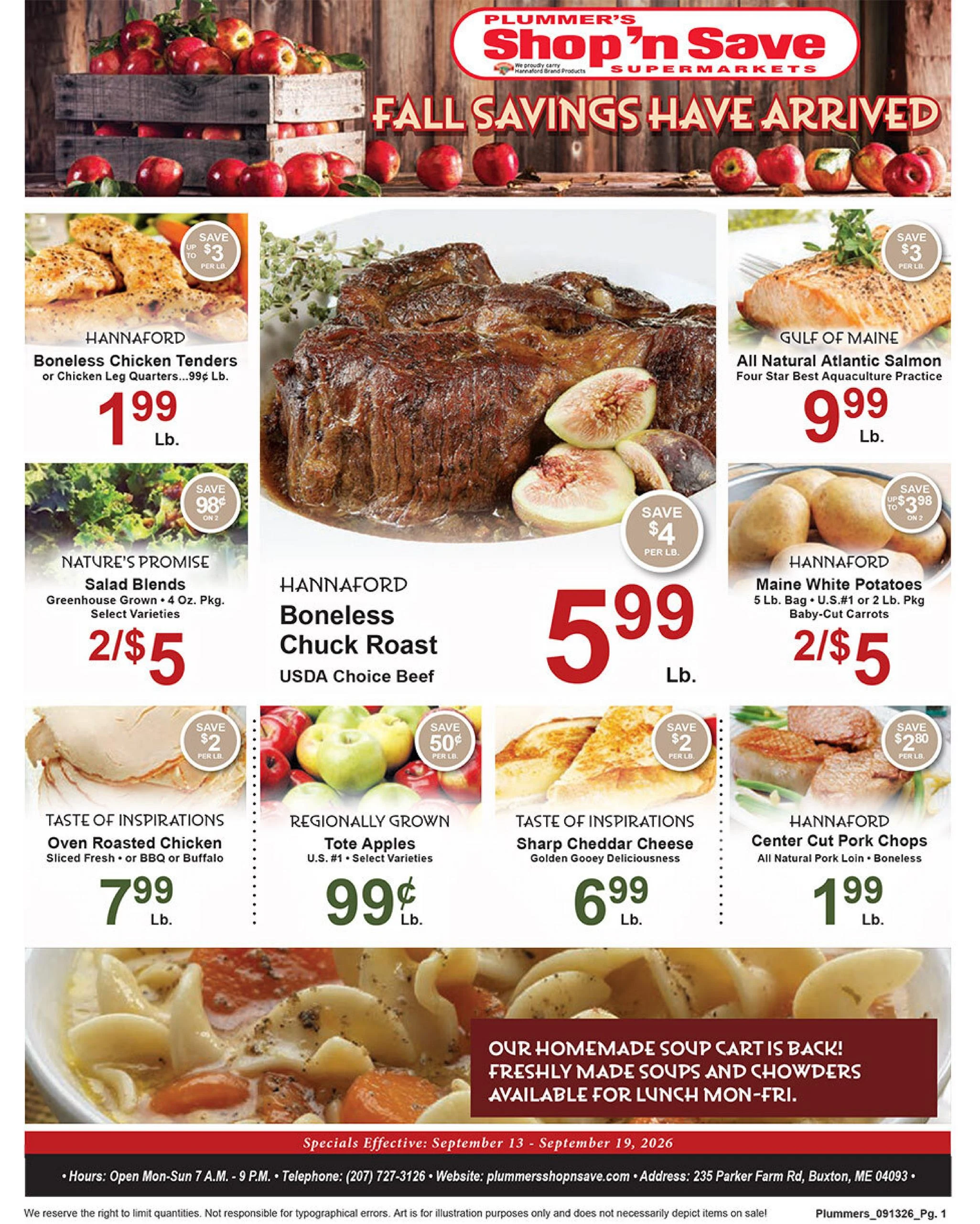 Plummer's Shop 'n Save Indexed Weekly - Page 1