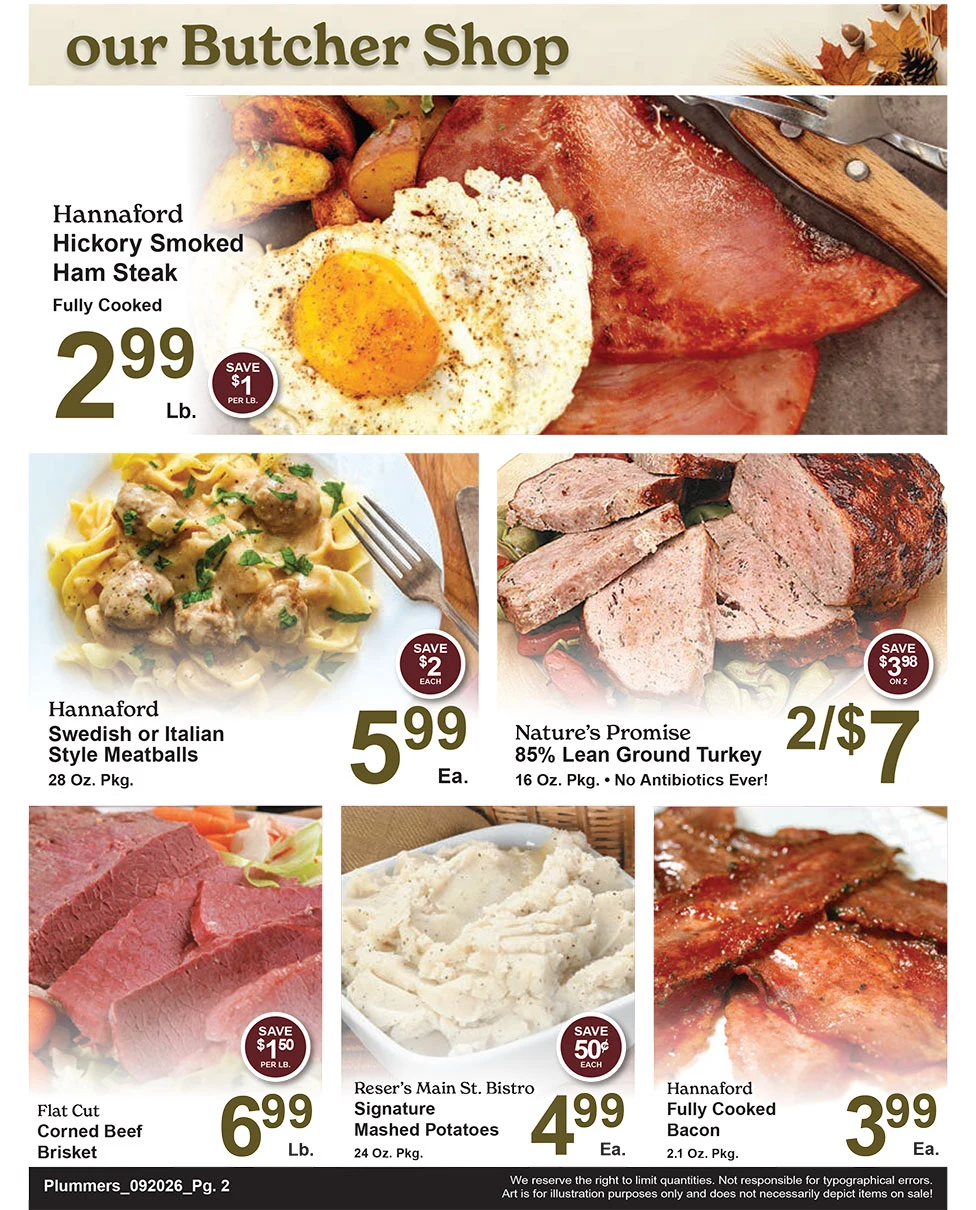 Plummer's Shop 'n Save Weekly Sales Flyer - Page 2