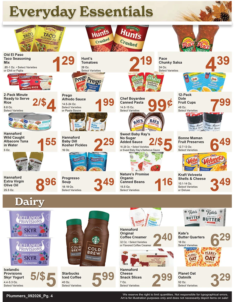 Plummer's Shop 'n Save Weekly Sales Flyer - Page 4
