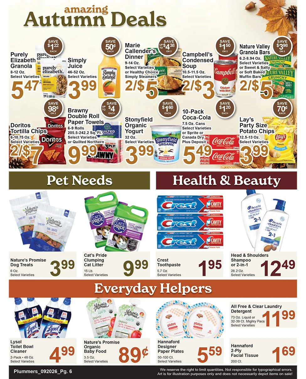 Plummer's Shop 'n Save Weekly Sales Flyer - Page 6