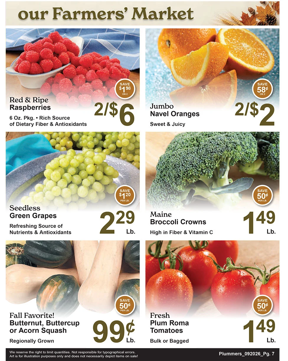 Plummer's Shop 'n Save Weekly Sales Flyer - Page 7