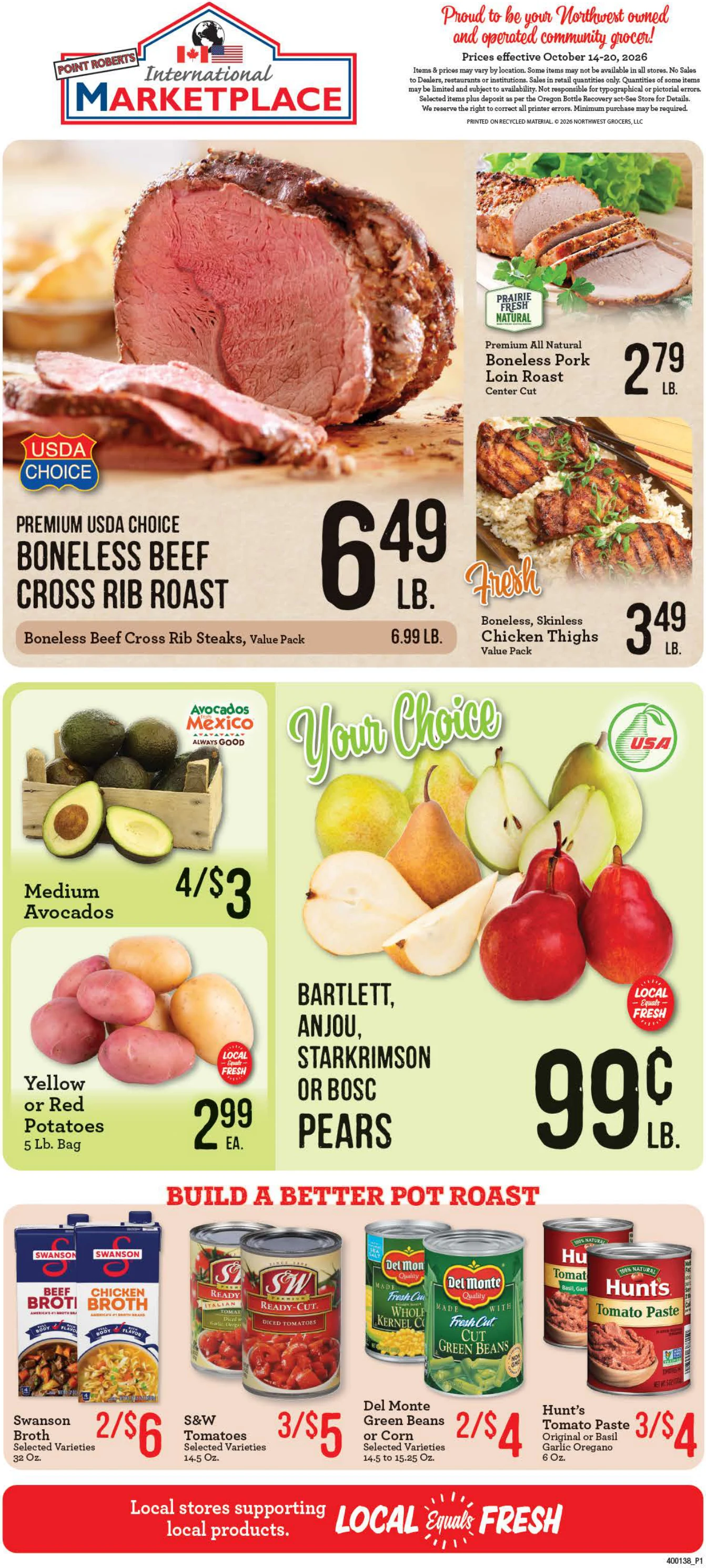 Point Roberts Marketplace Point Roberts Marketplace Weekly Ad - Page 1