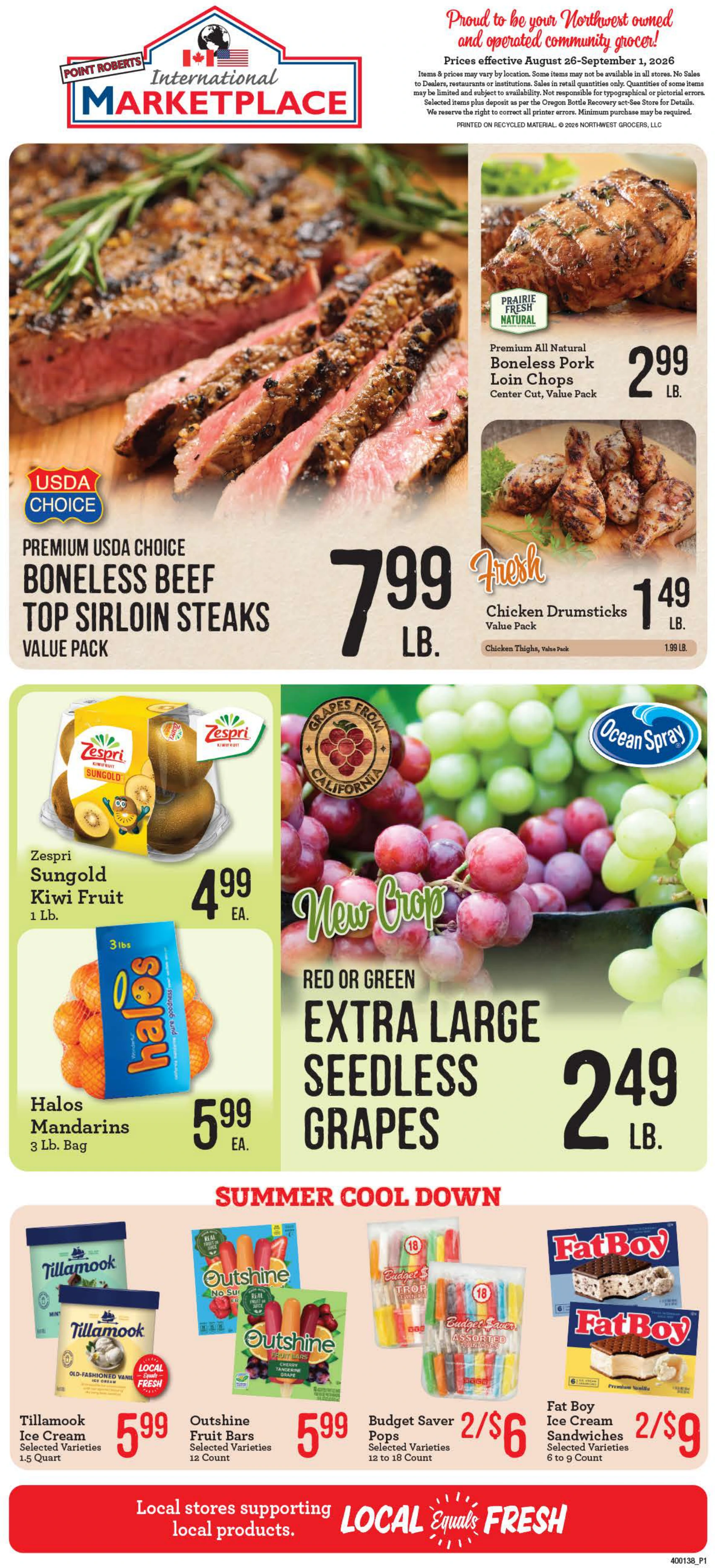 Point Roberts Marketplace Point Roberts Marketplace Weekly Ad - Page 1