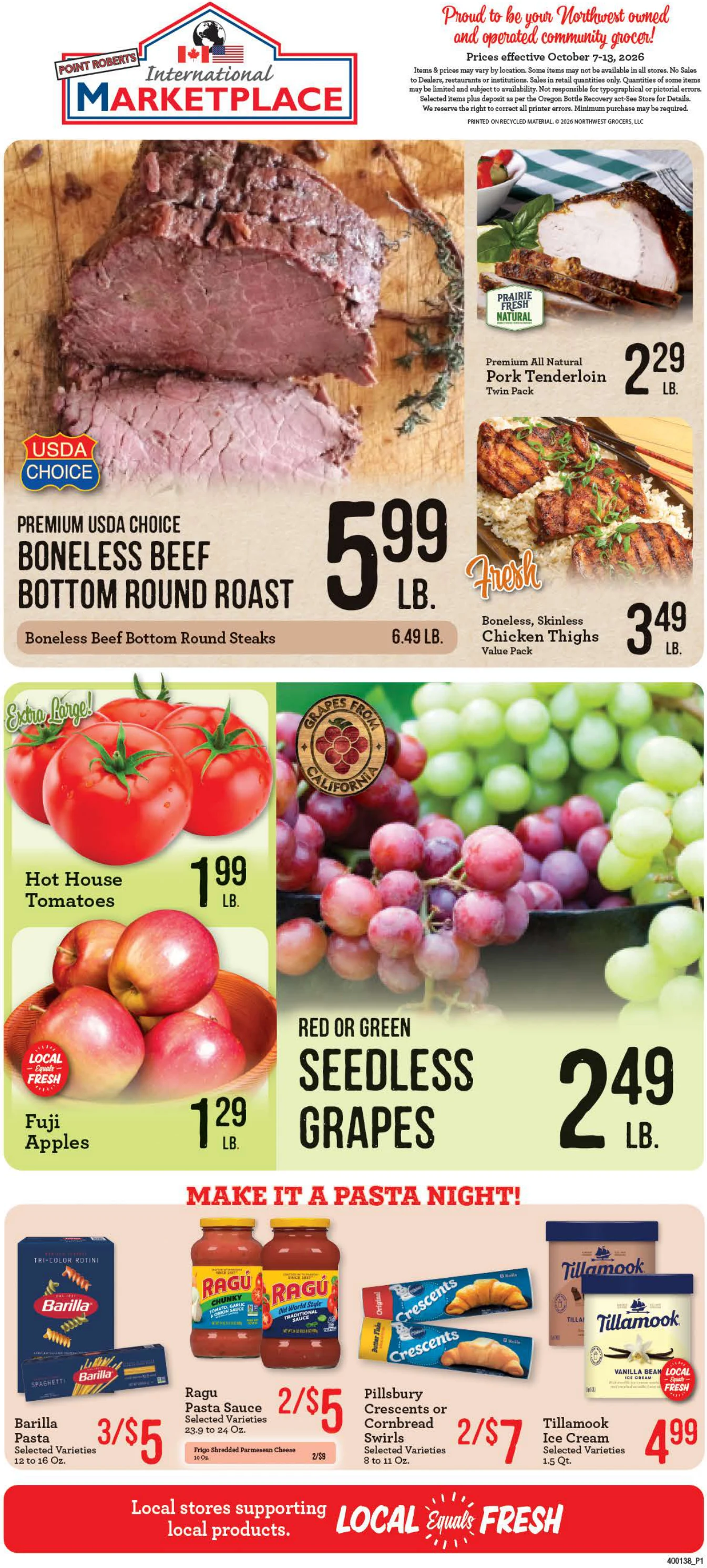 Point Roberts Marketplace Point Roberts Marketplace Weekly Ad - Page 1