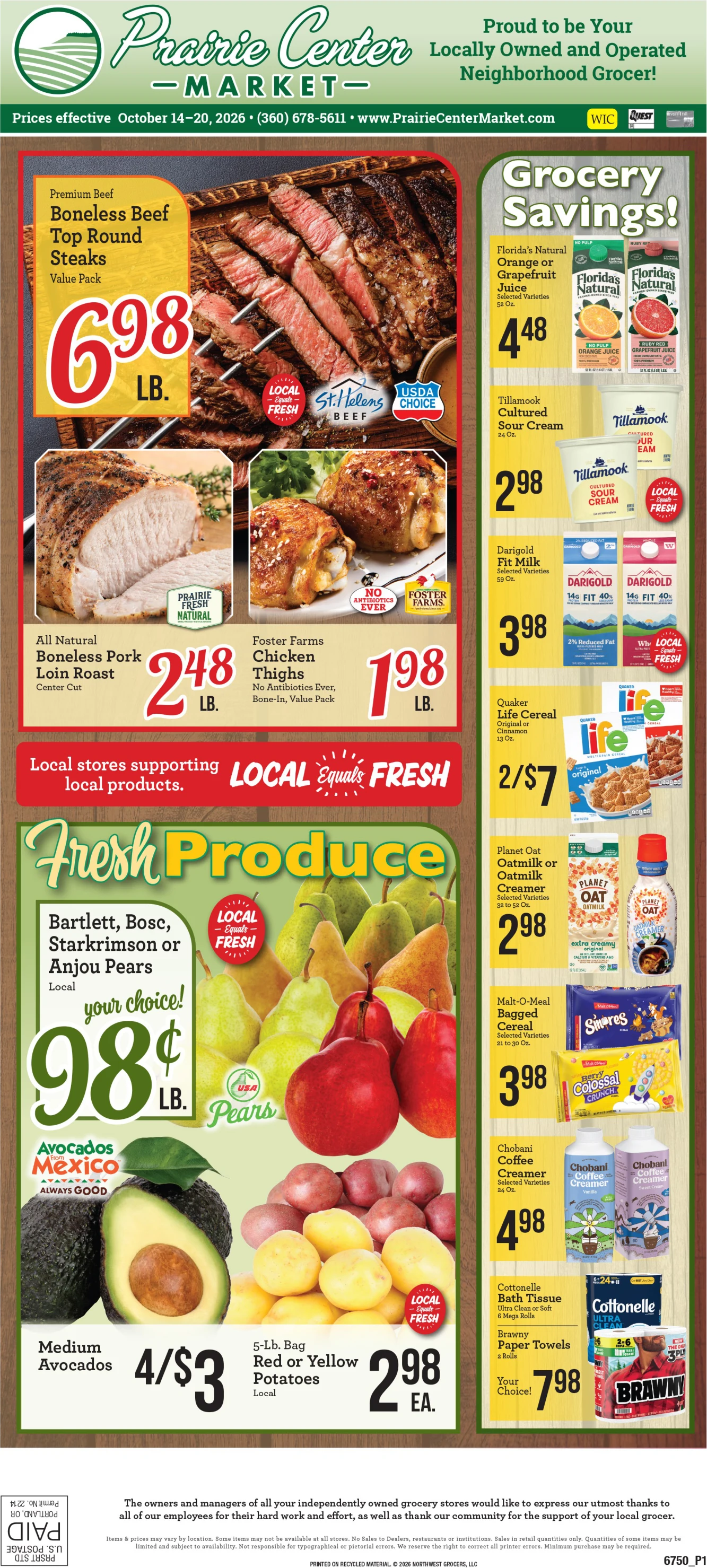 Prairie Center Market Prairie Center Market Weekly Ad - Page 1