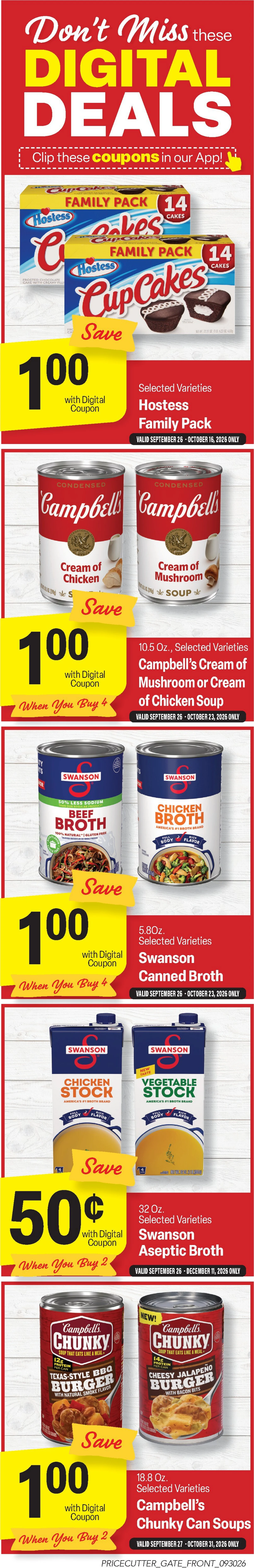 Price Cutter Weekly Ad - Page 1