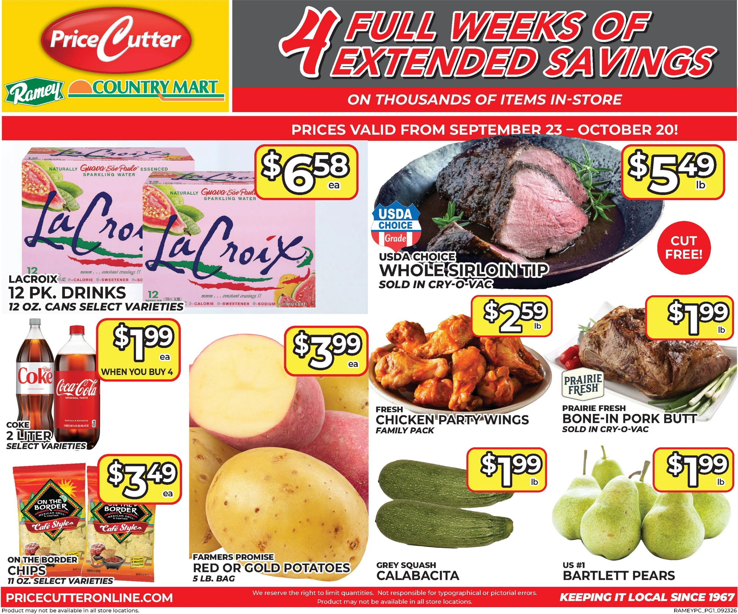 Price Cutter Monthly Digital Deals - Page 1