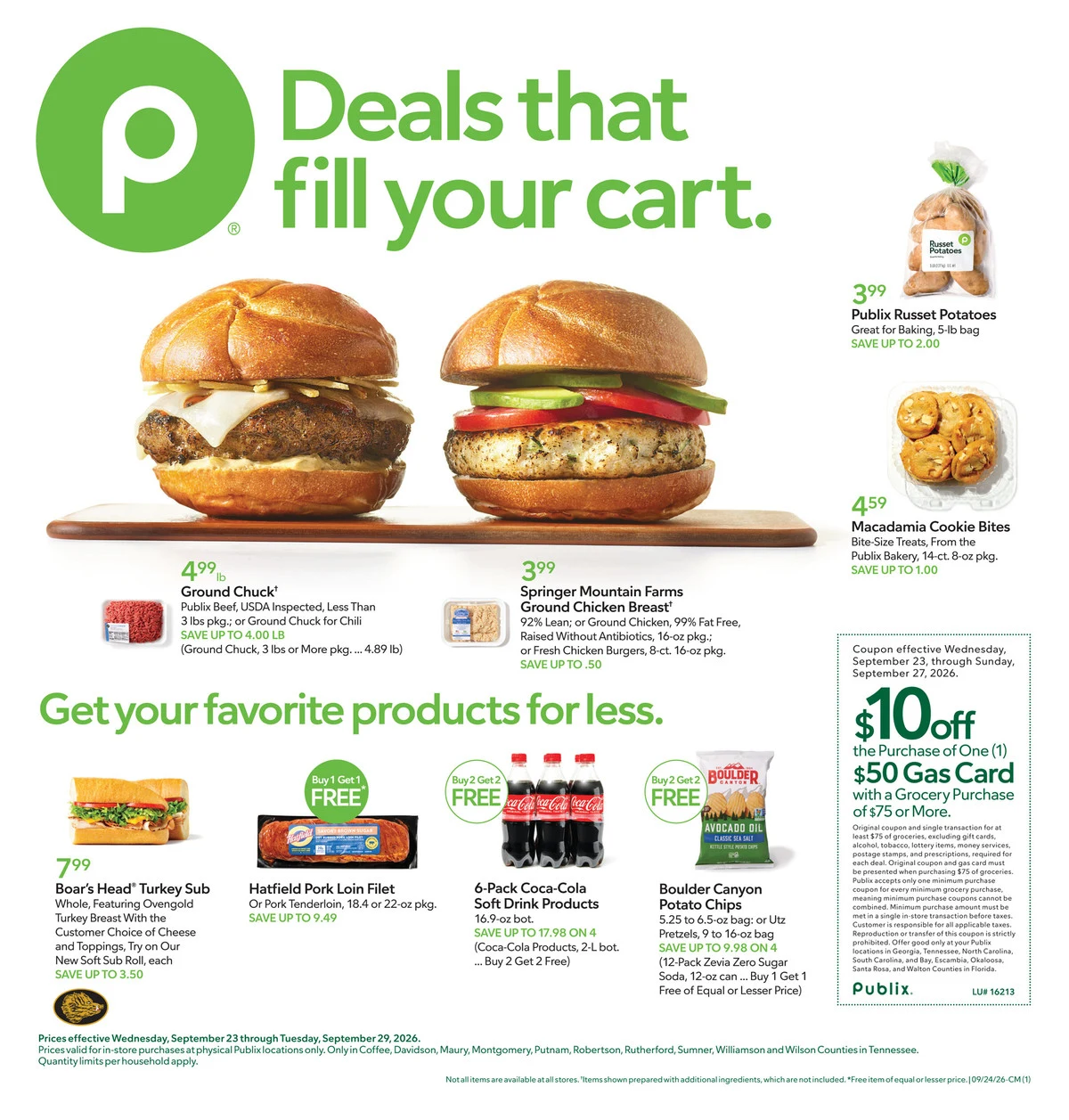 Publix Weekly Ad - Sneak Peek - Page 1
