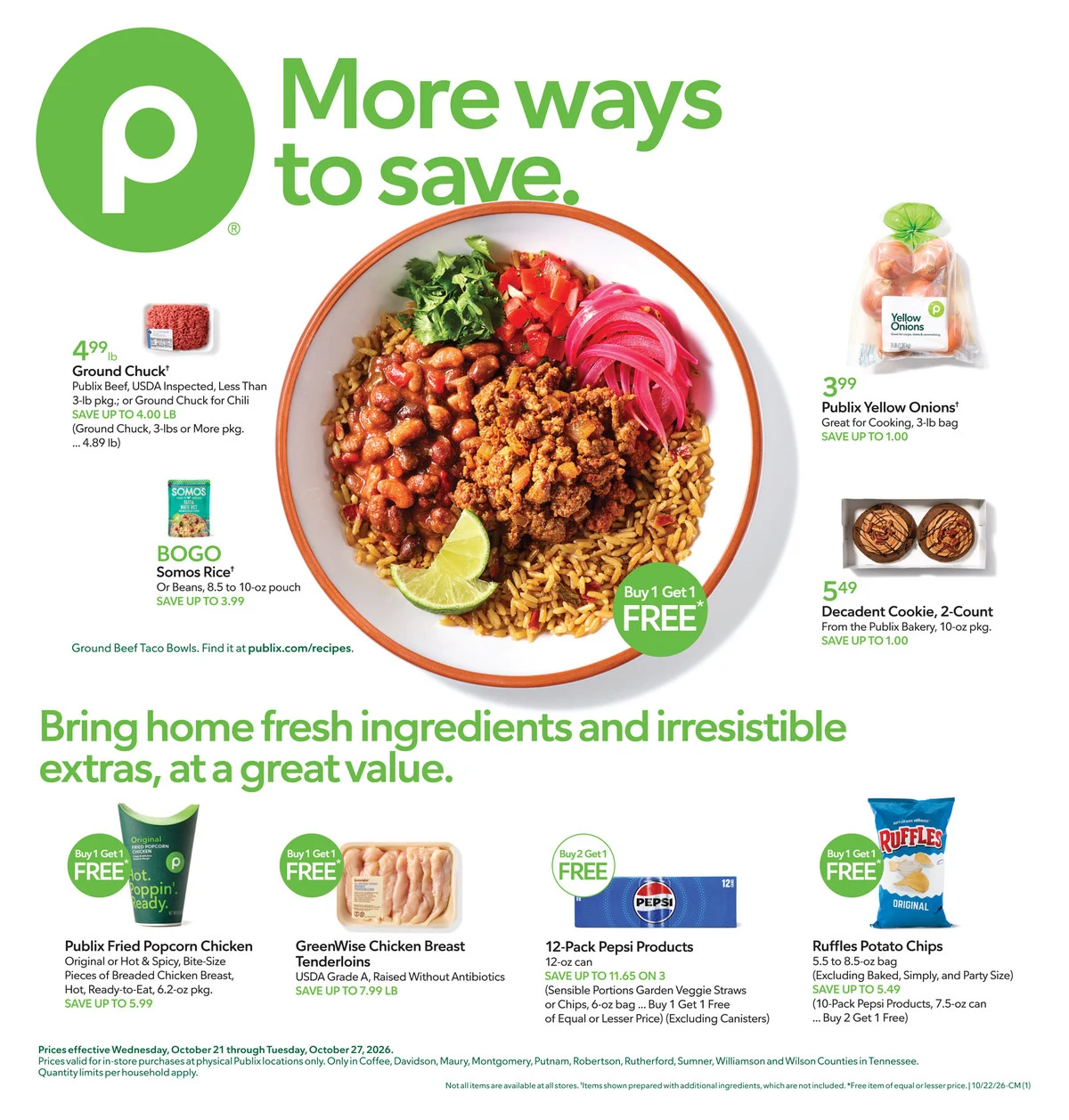 Publix Weekly Ad - Sneak Peek - Page 1