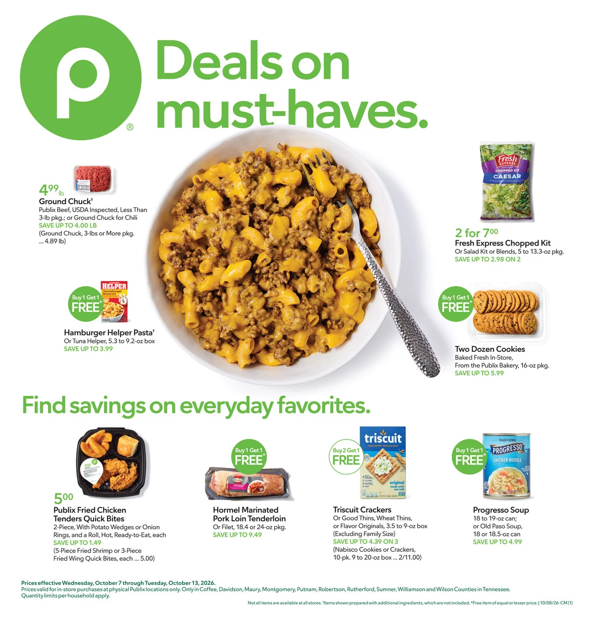 Publix Weekly Ad - Sneak Peek - Page 1