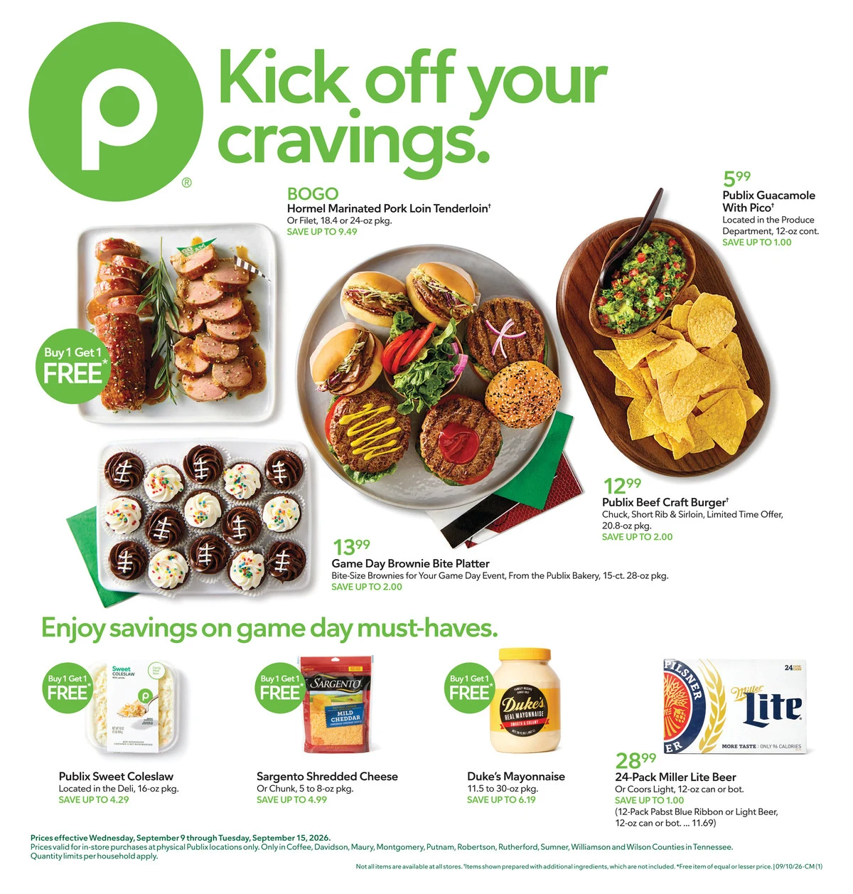 Publix Weekly Ad - Sneak Peek - Page 1