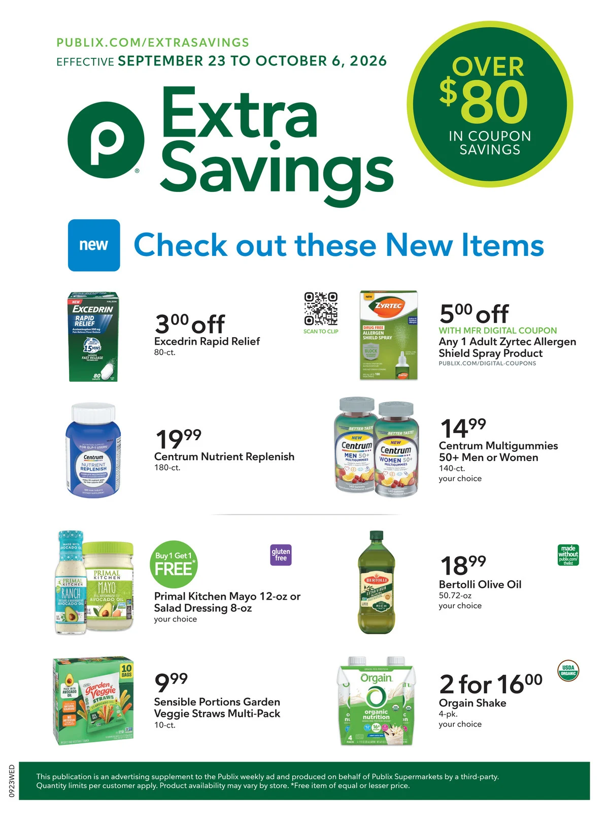 Publix Extra Savings Sneak Peek - Page 1
