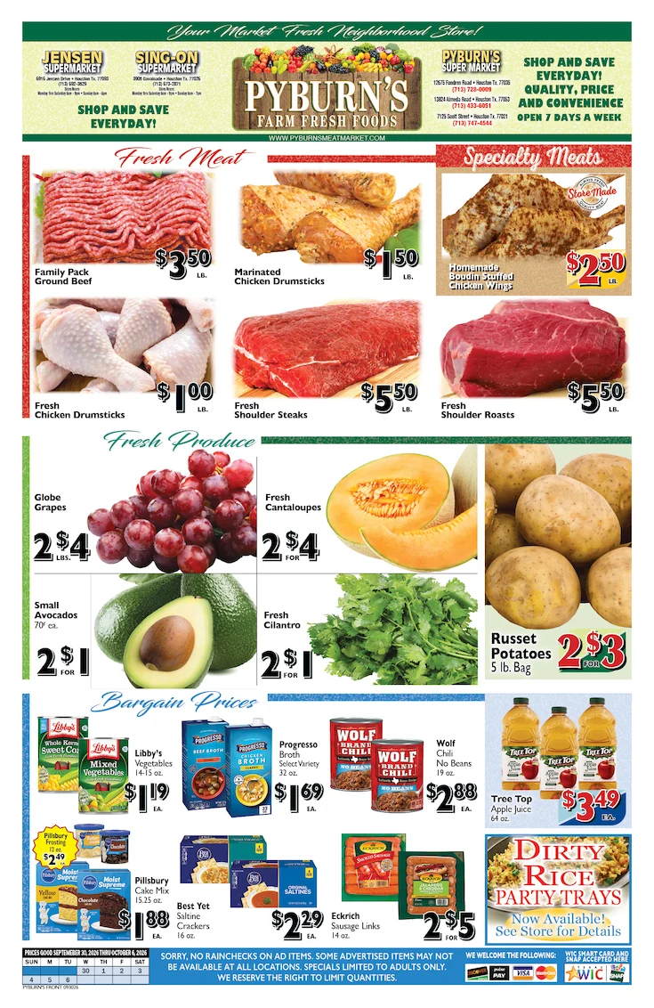 Pyburn's Farm Fresh Foods Weekly Ad - Page 2