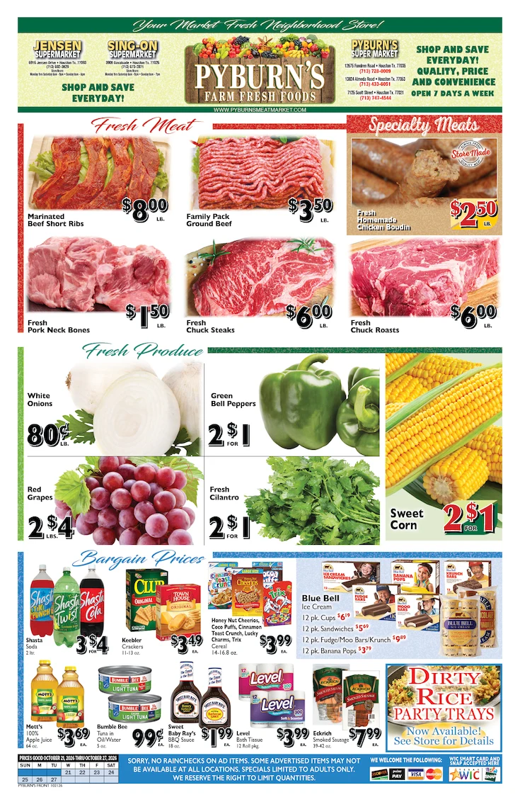 Pyburn's Farm Fresh Foods Weekly Ad - Page 2