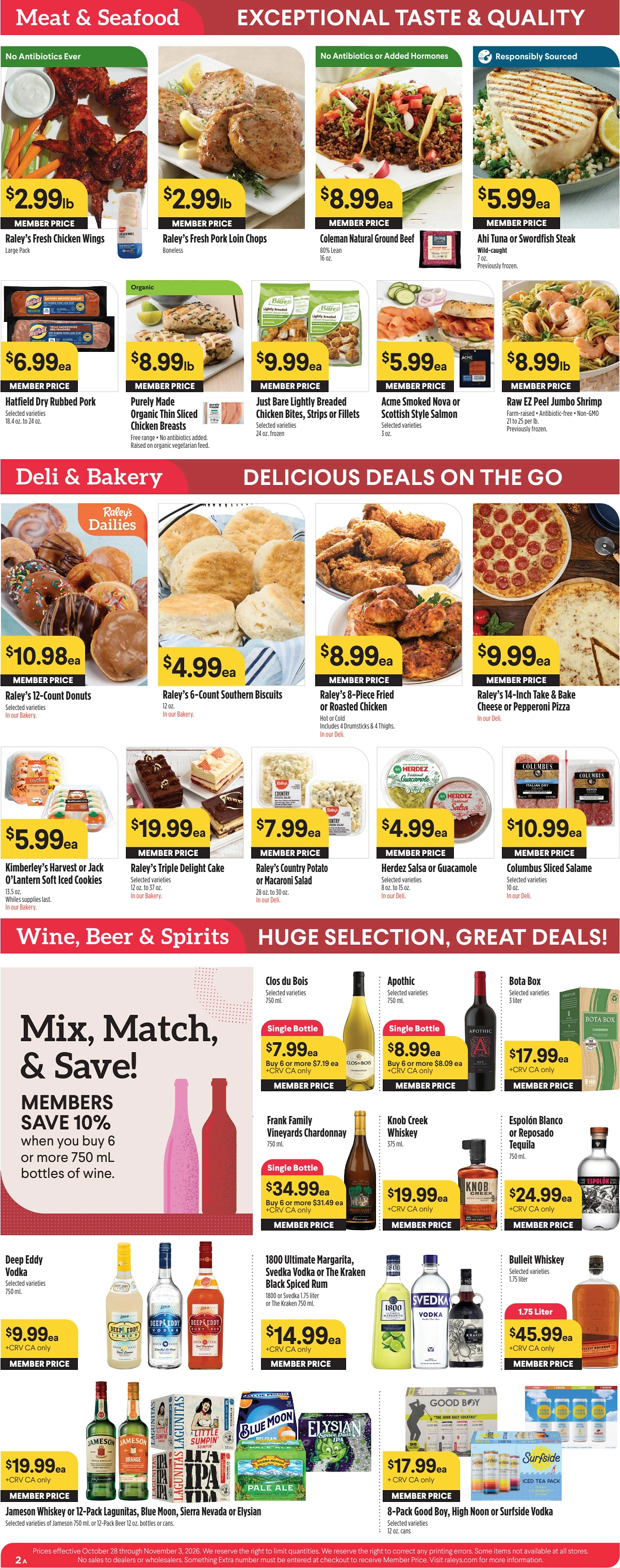 Raleys Raley's Weekly Ad 10/28 - 11/3 - Page 3