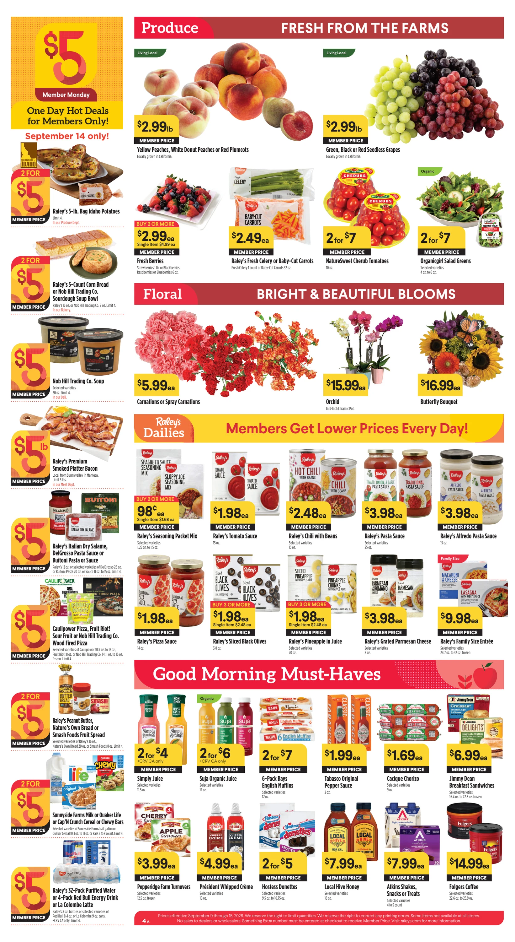 Raleys Raley's Weekly Ad 9/9-9/15 - Page 4