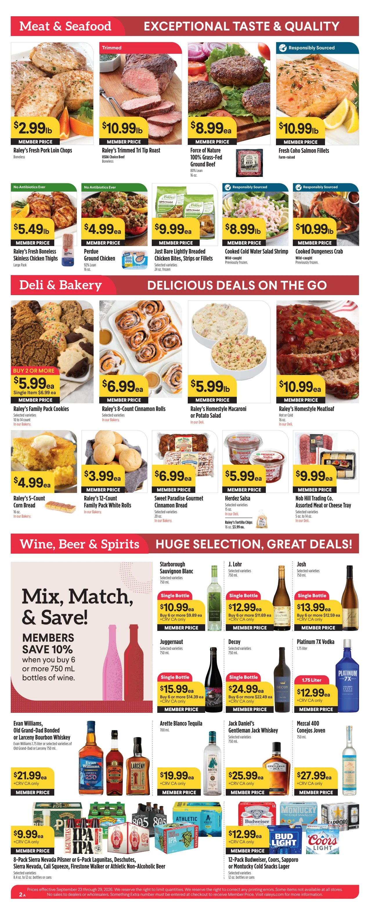 Raleys Raley's Weekly Ad 9/23-9/29 - Page 3