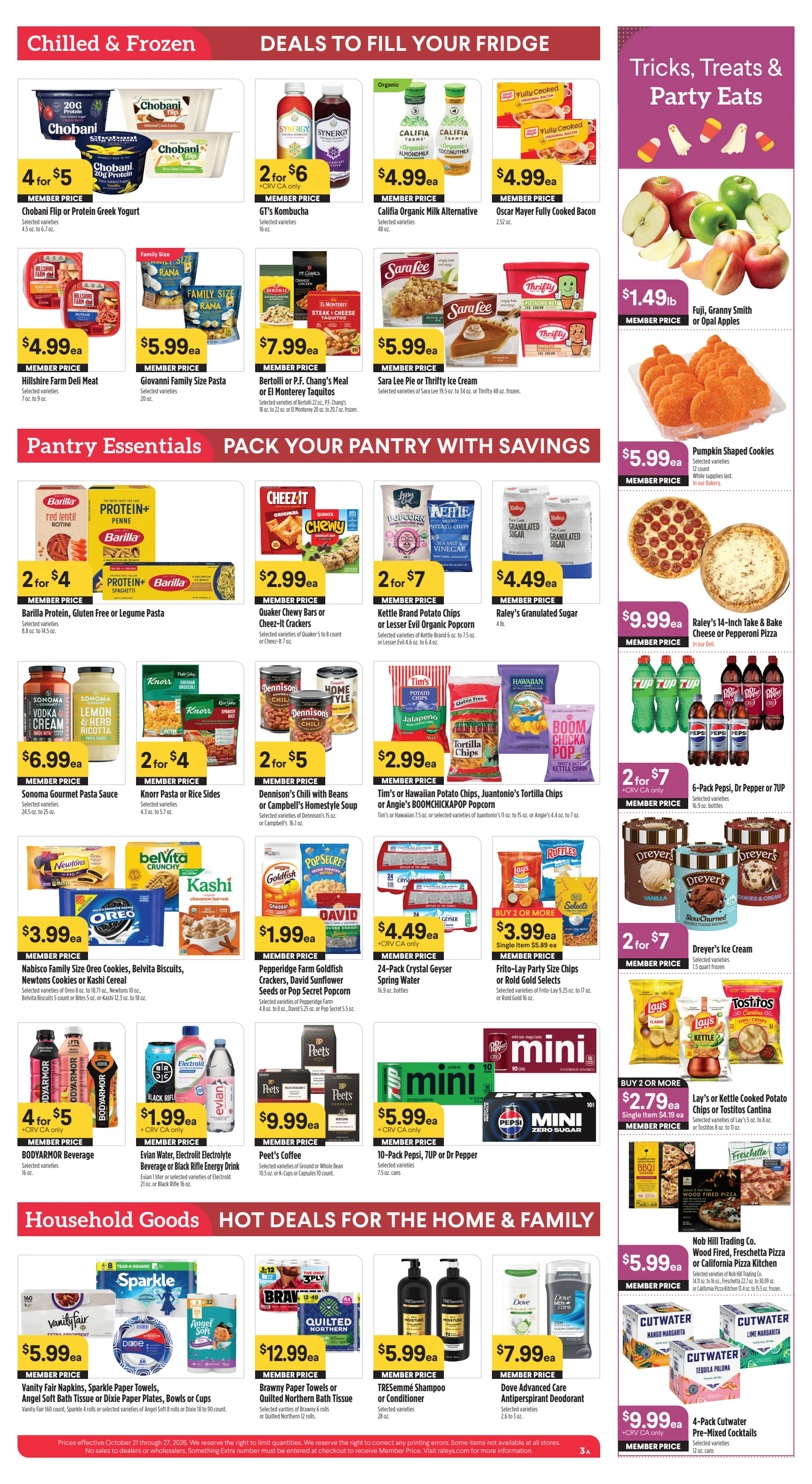 Raleys Raley's Weekly Ad 10/21 - 10/27 - Page 4