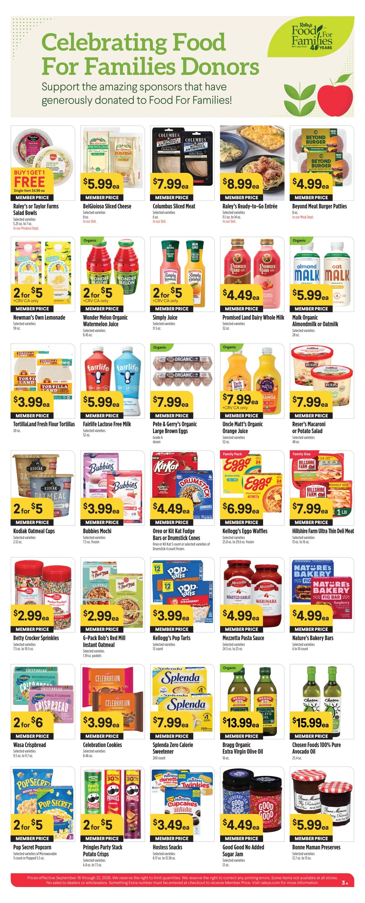 Raleys Raley's Weekly Ad 9/16-9/22 - Page 4