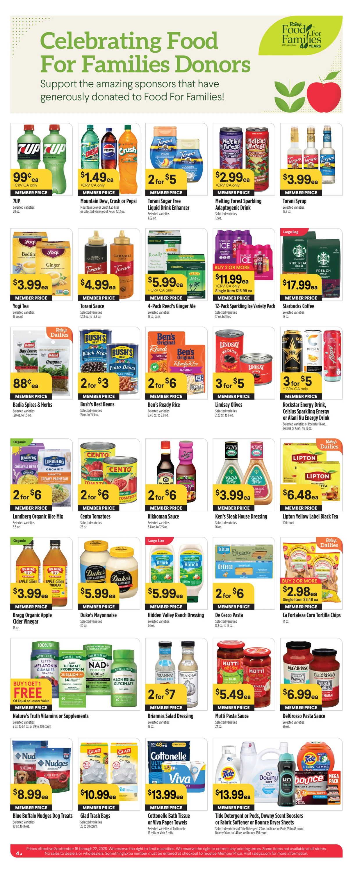 Raleys Raley's Weekly Ad 9/16-9/22 - Page 5