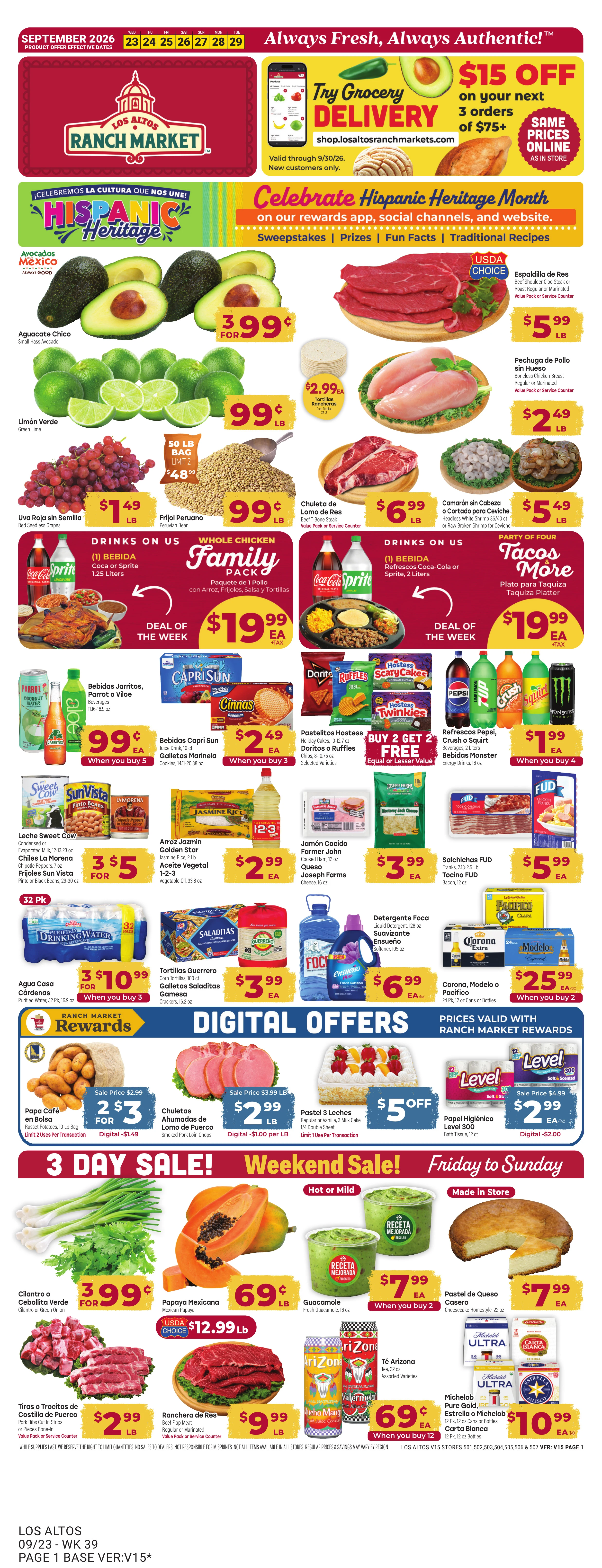 Ranch Market Weekly Ad - Page 1