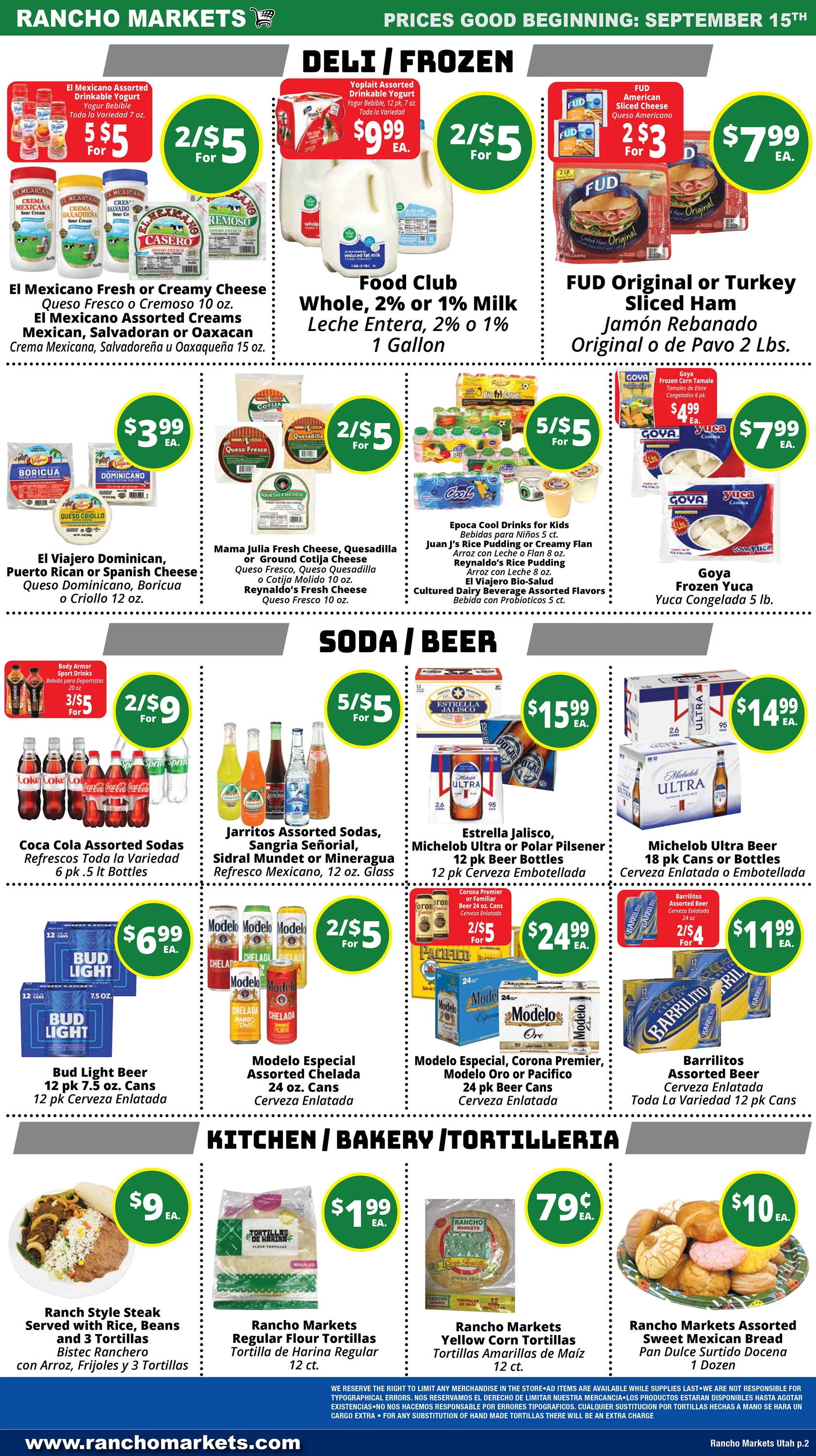 Rancho Markets Weekly Flyer | 1 2 3 4 5 - Page 2