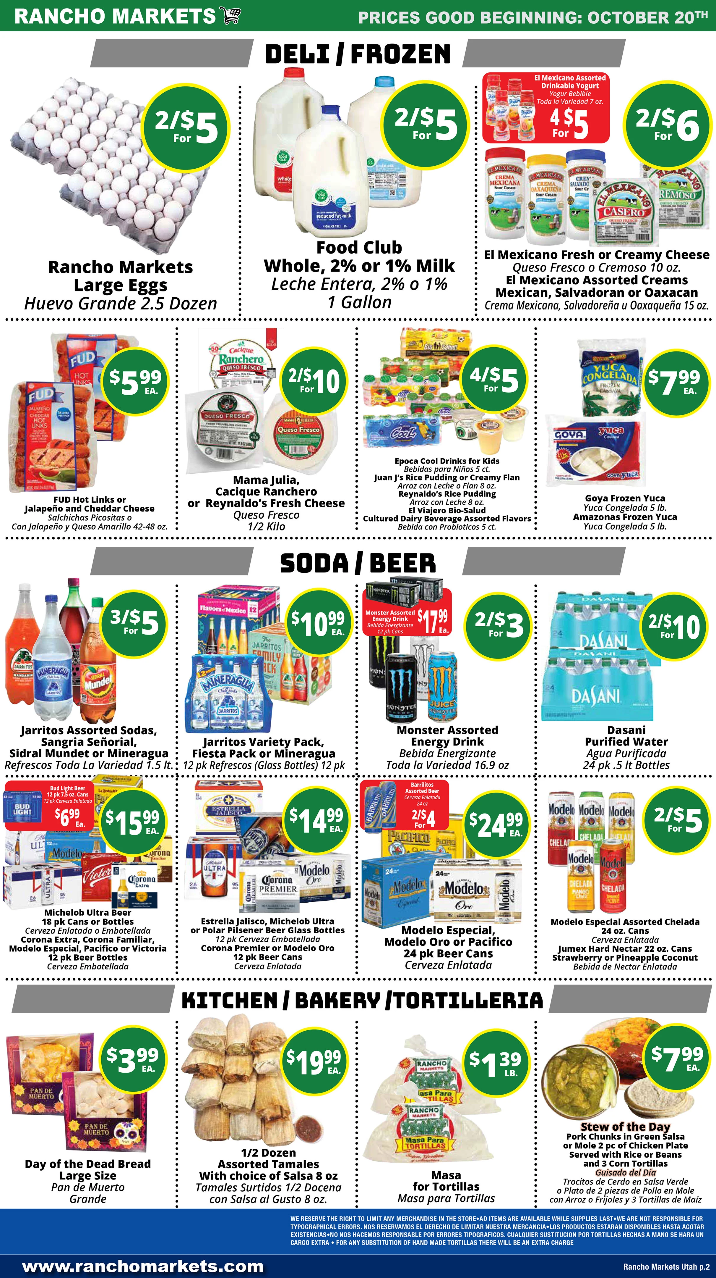 Rancho Markets Weekly Flyer | 1 2 3 4 5 - Page 2