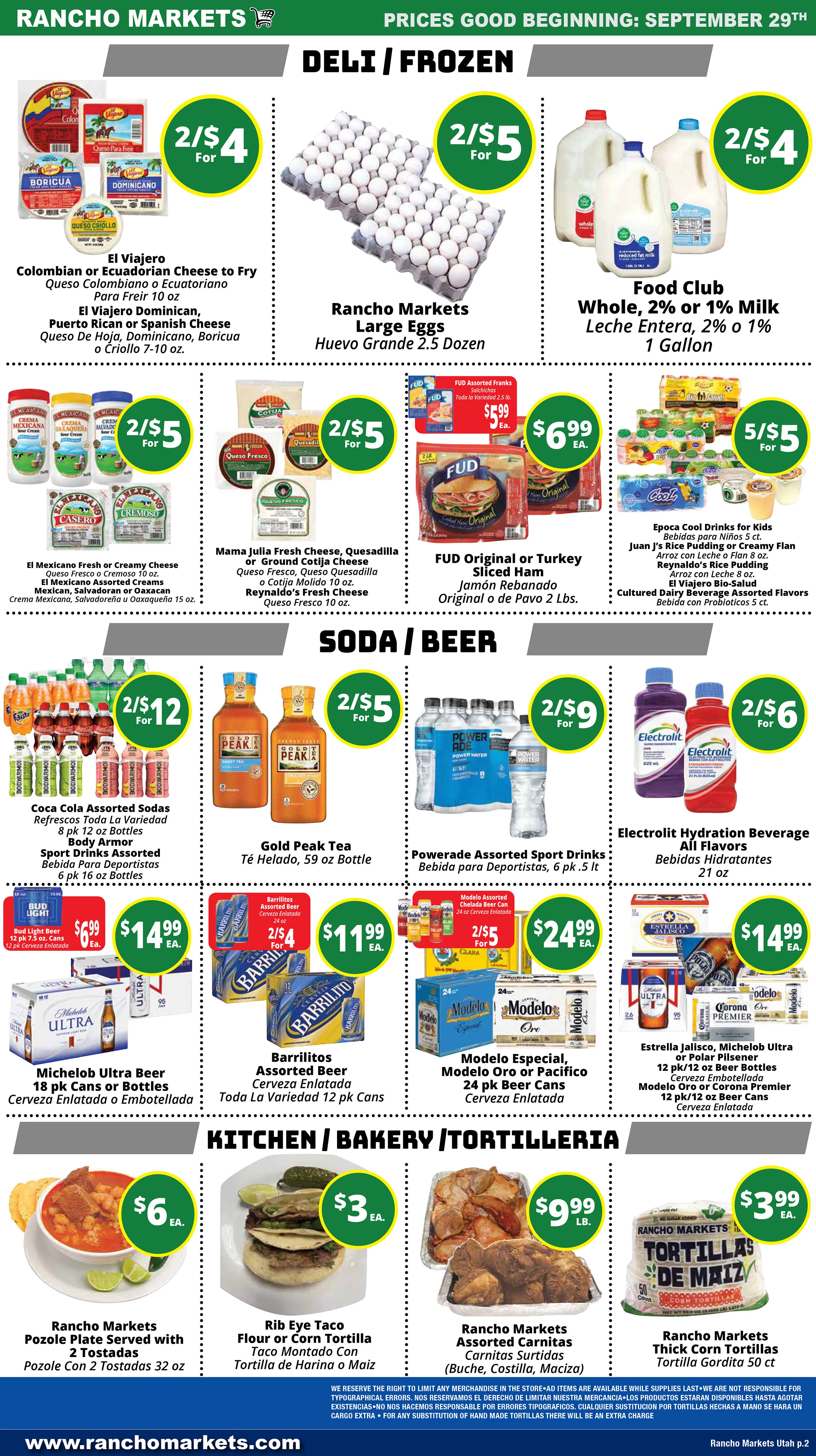 Rancho Markets Weekly Flyer | 1 2 3 4 5 - Page 2