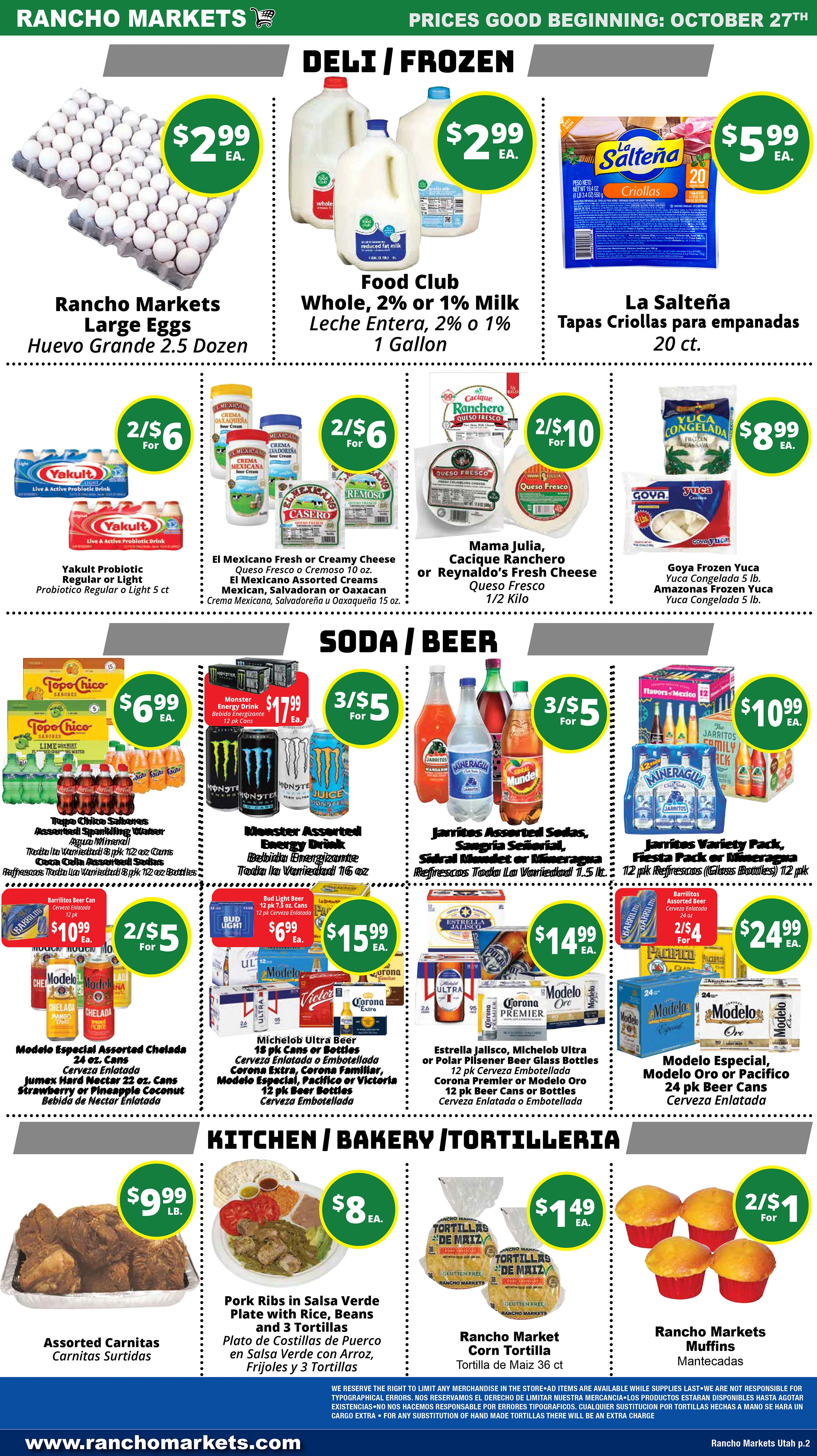 Rancho Markets Weekly Flyer | 1 2 3 4 5 - Page 2