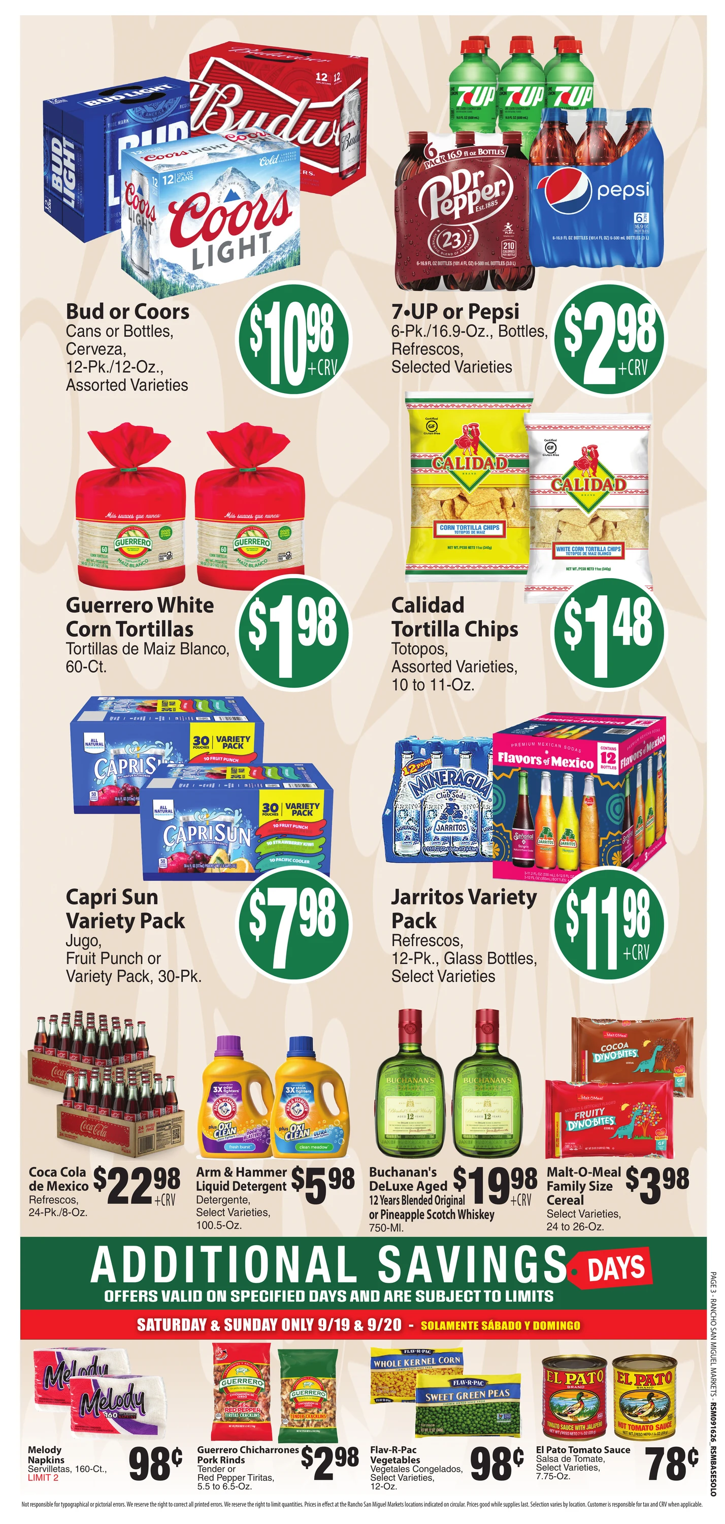 Rancho San Miguel Market Weekly Ad - Page 3