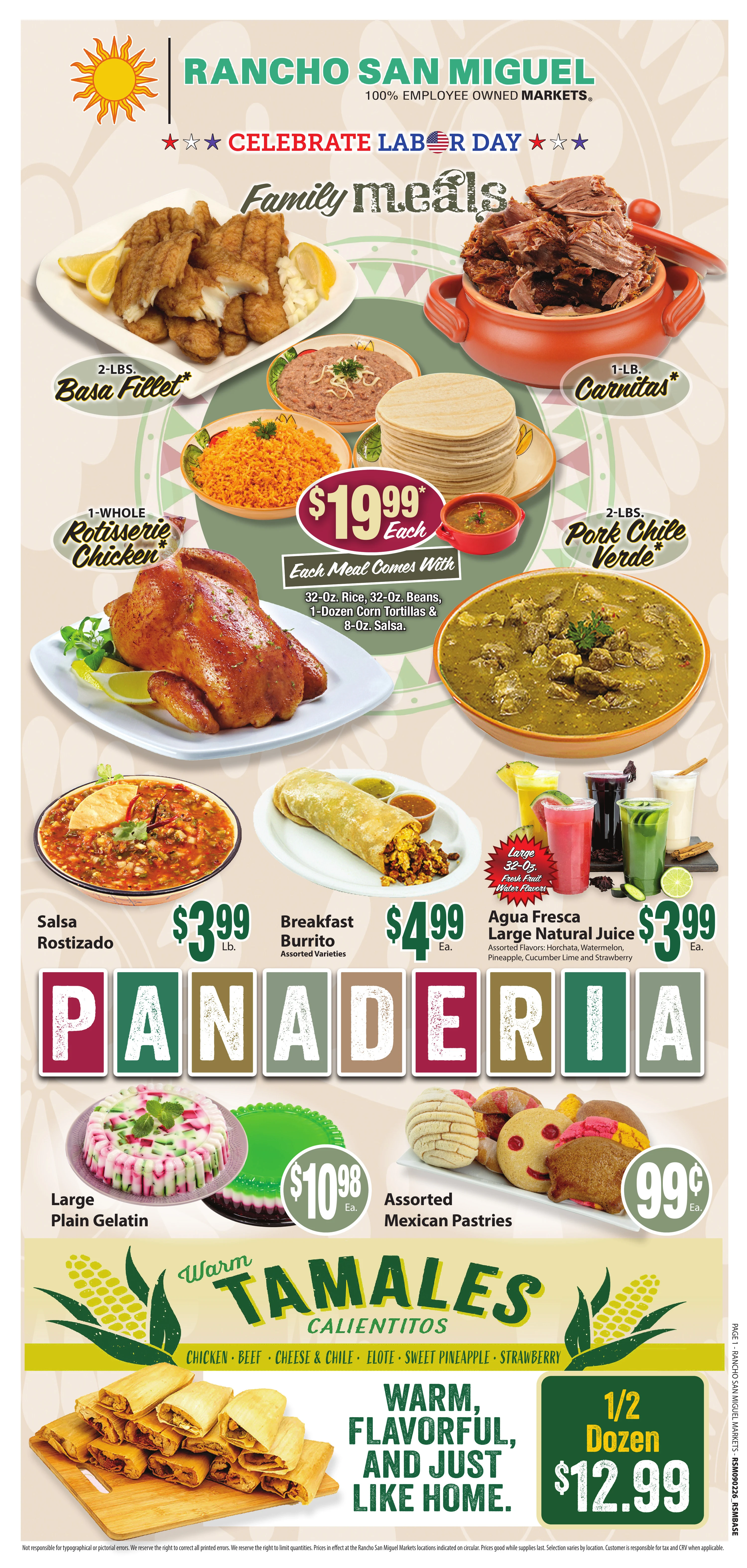 Rancho San Miguel Market Weekly Ad - Page 1