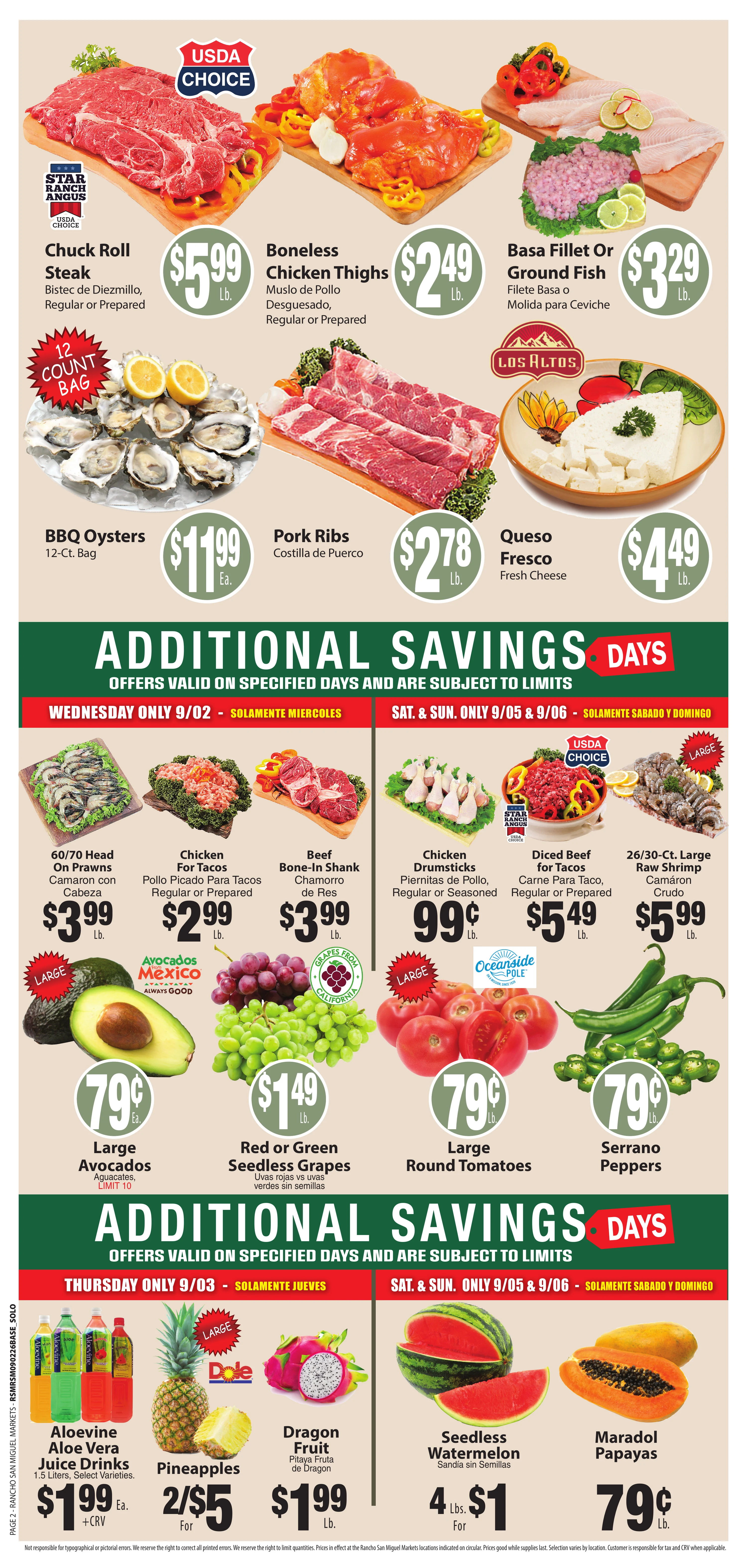 Rancho San Miguel Market Weekly Ad - Page 2